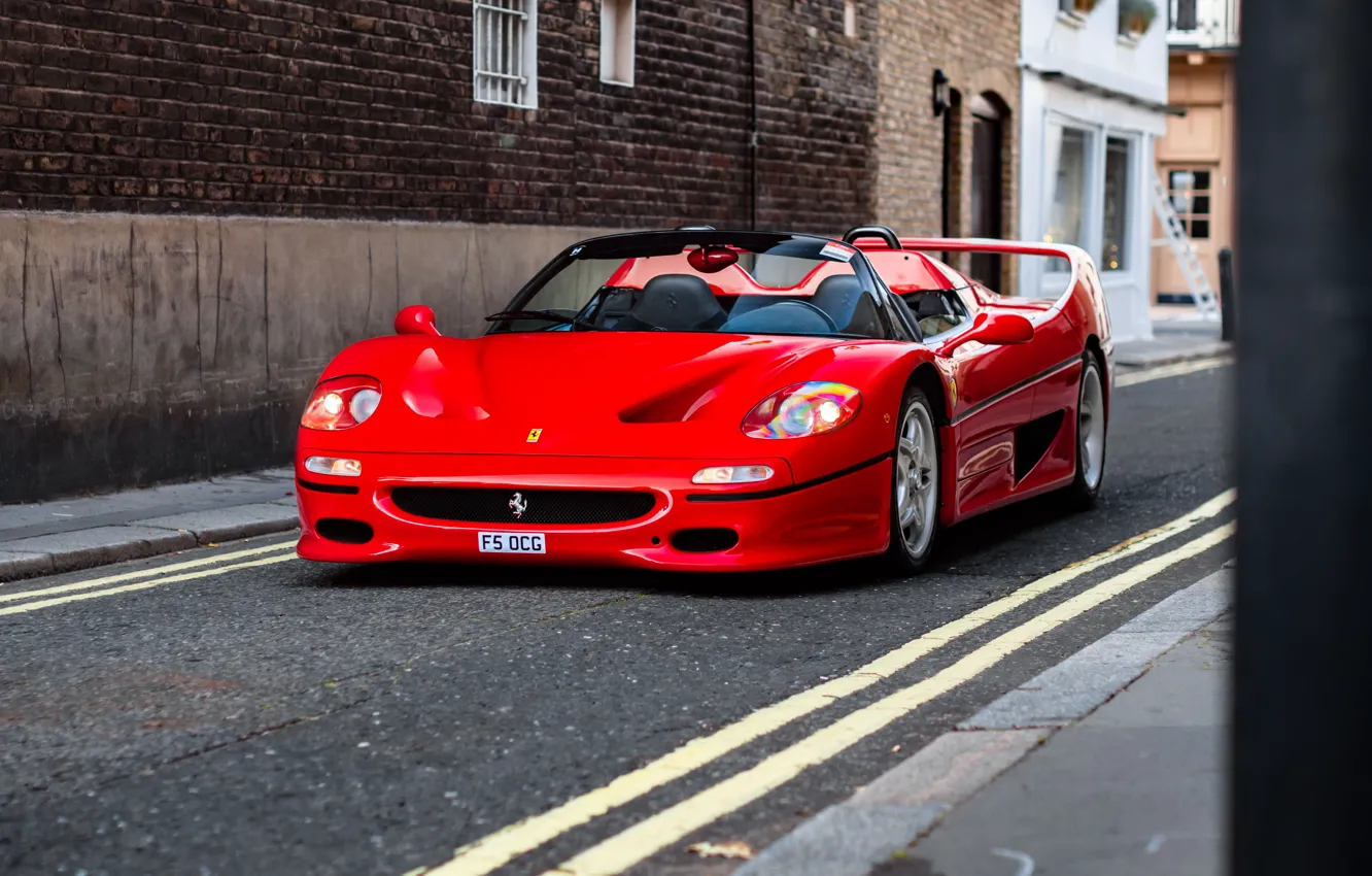 Фото обои Ferrari, supercar, F50, Ferrari F50, iconic