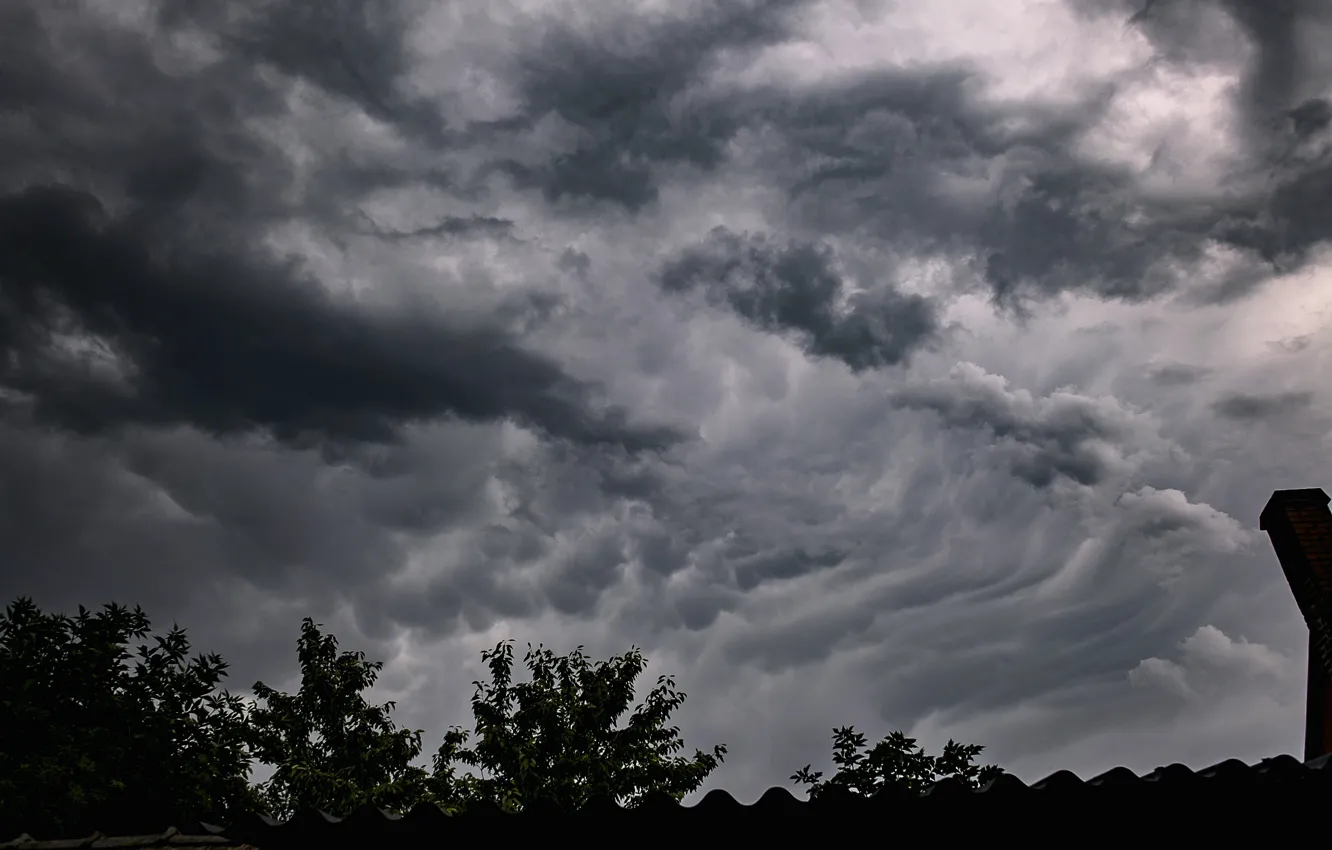 Фото обои dark, storm, sky, cloud, clouds