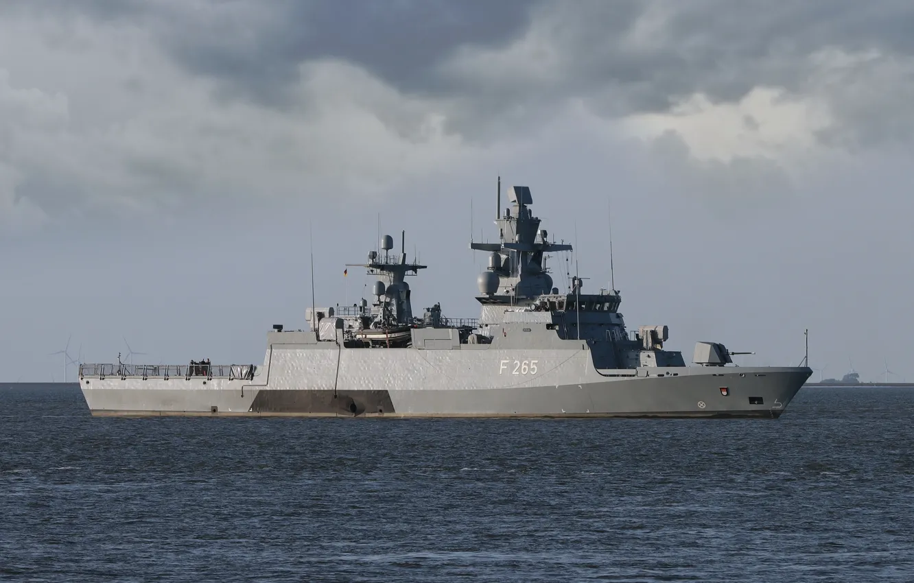 Фото обои корвет, ВМС Германии, FGC Koln