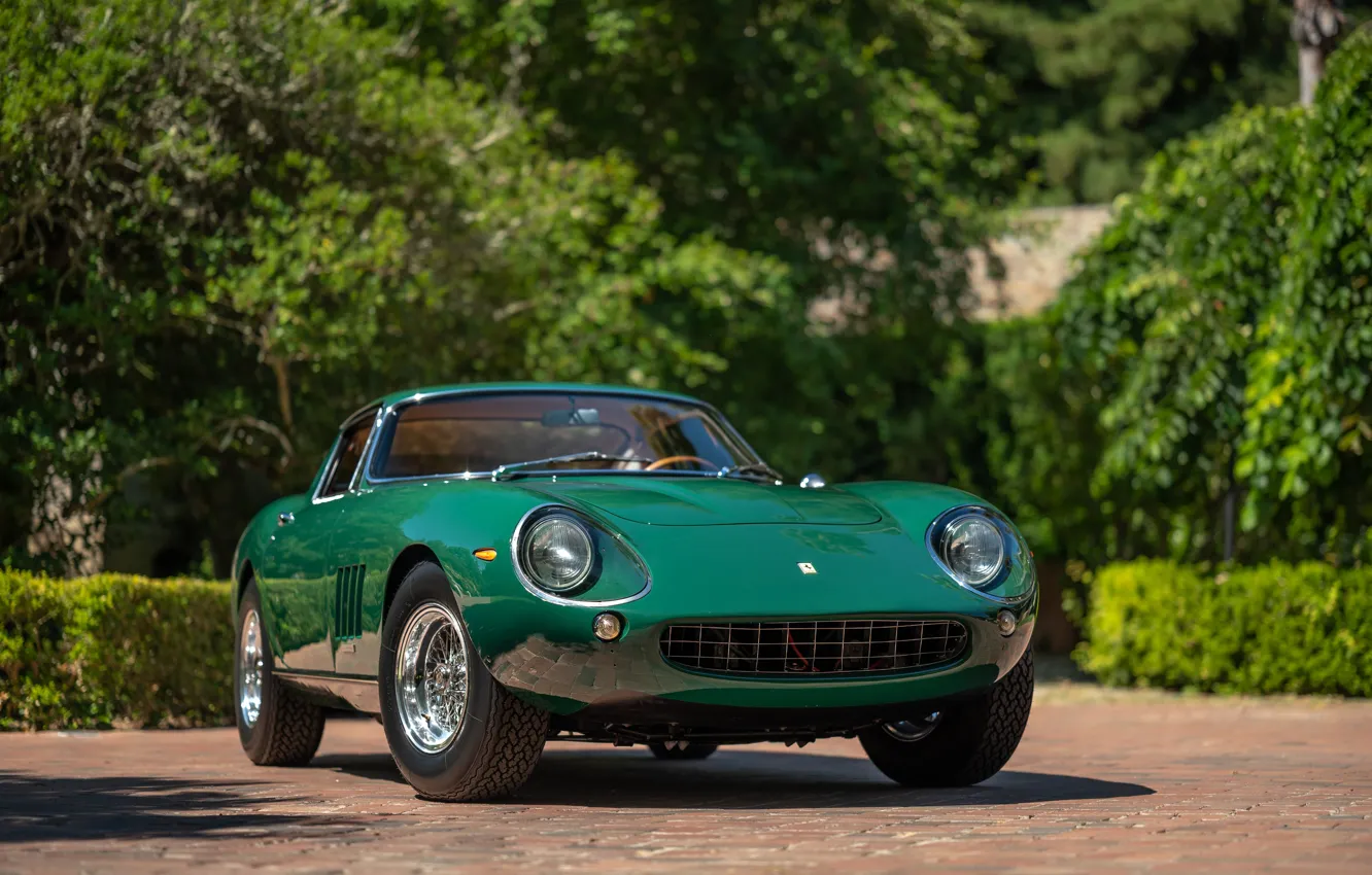 Фото обои Ferrari, vintage car, front view, Ferrari 275 GTB, 275 GTB