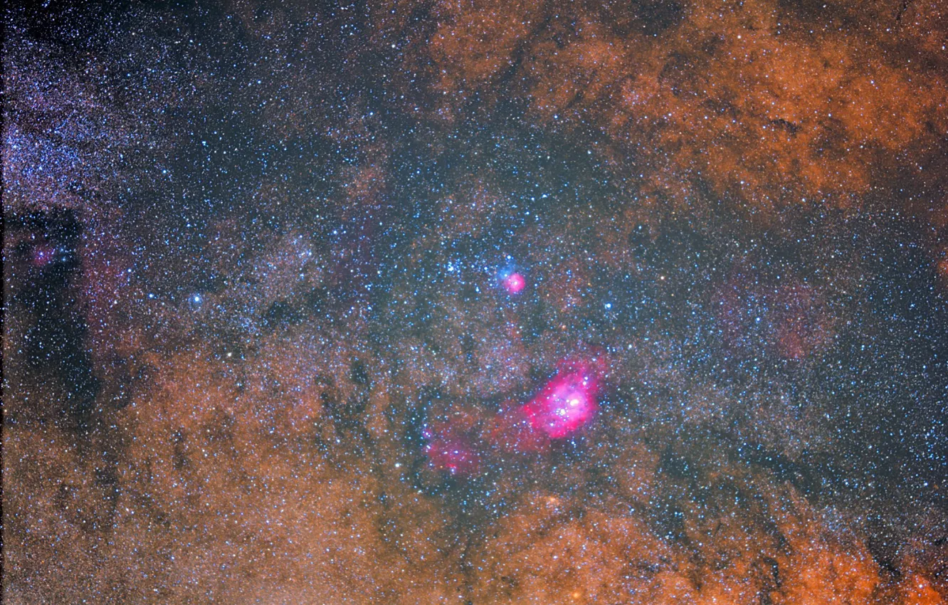 Фото обои космос, звезды, туманность, nebula, мироздание