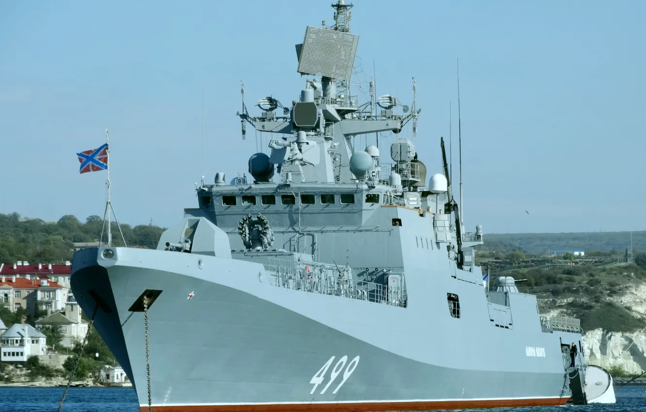 Фото обои фрегат, Севастополь, Адмирал Макаров