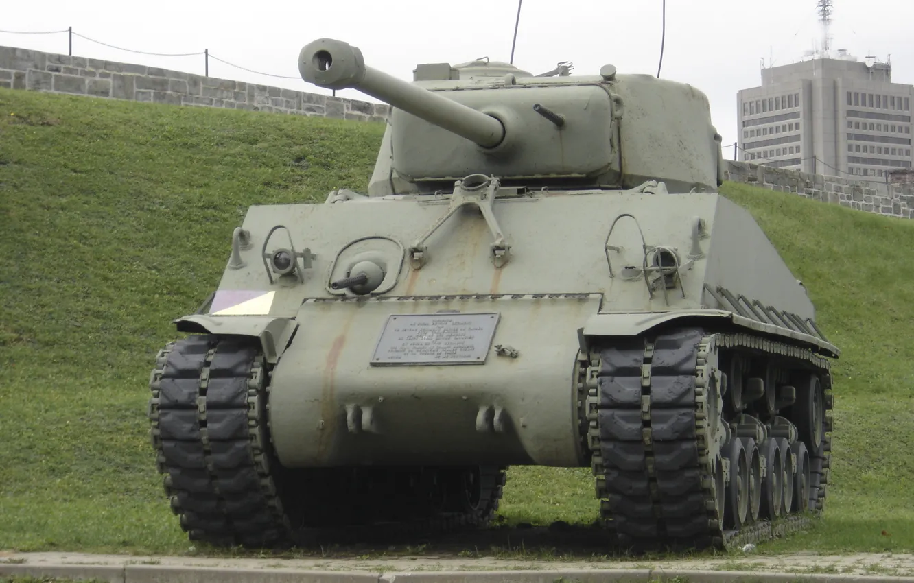 Фото обои Canada, Tank, Quebec, Sherman, Quebec citadel