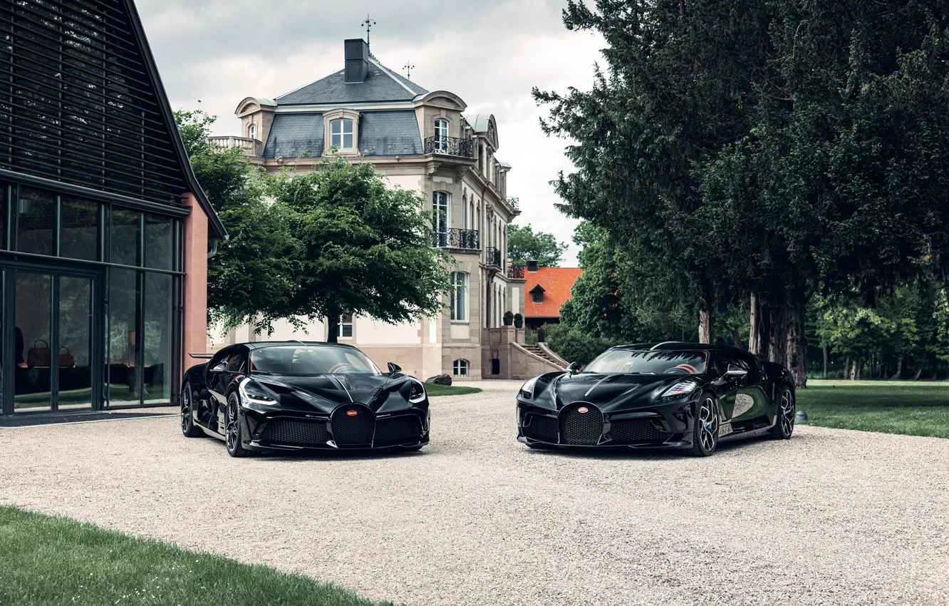 Фото обои Bugatti, perfection, Divo, Bugatti Divo, La Voiture Noire, Bugatti La Voiture Noire, hypercars
