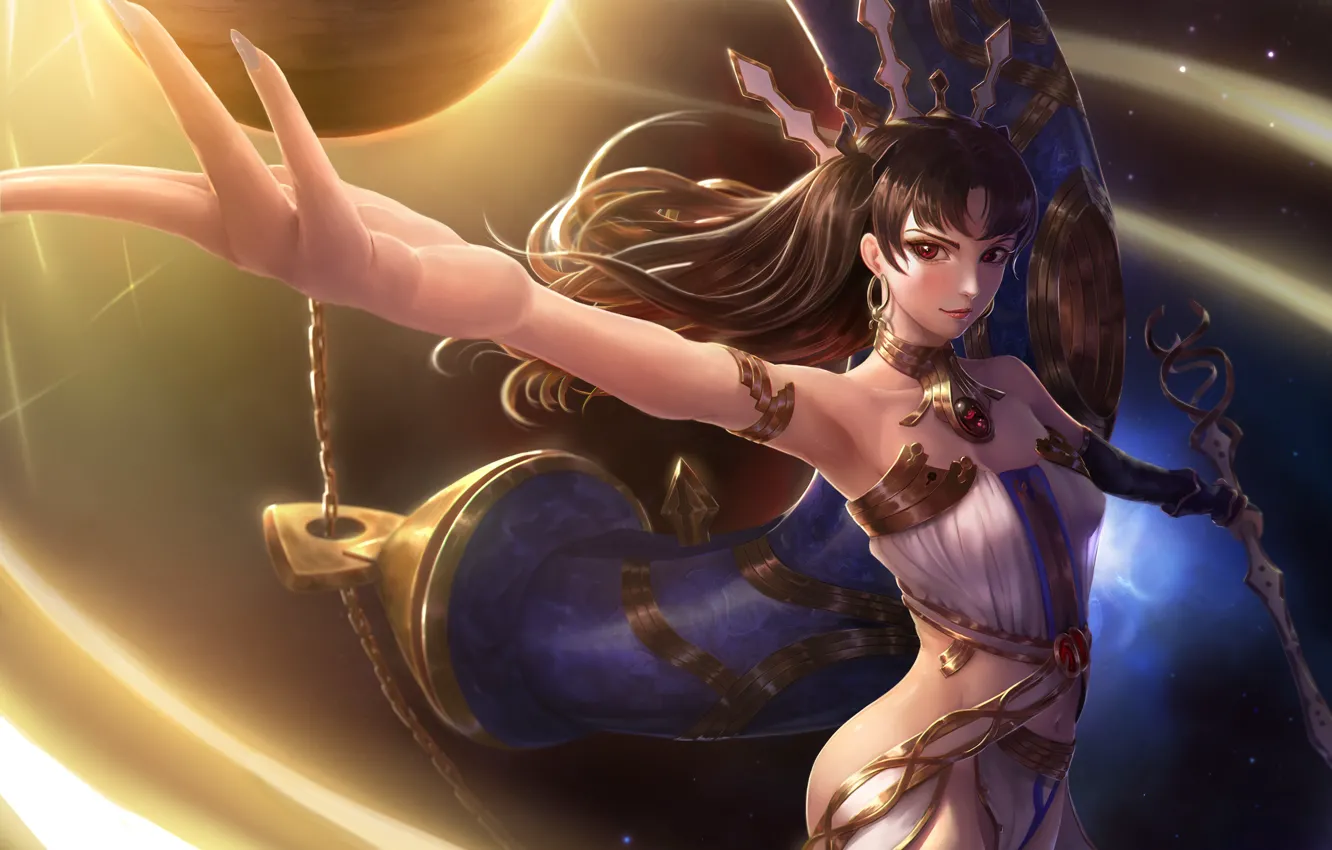 Фото обои девушка, игра, аниме, Ishtar, Fate / Grand Order, limgae