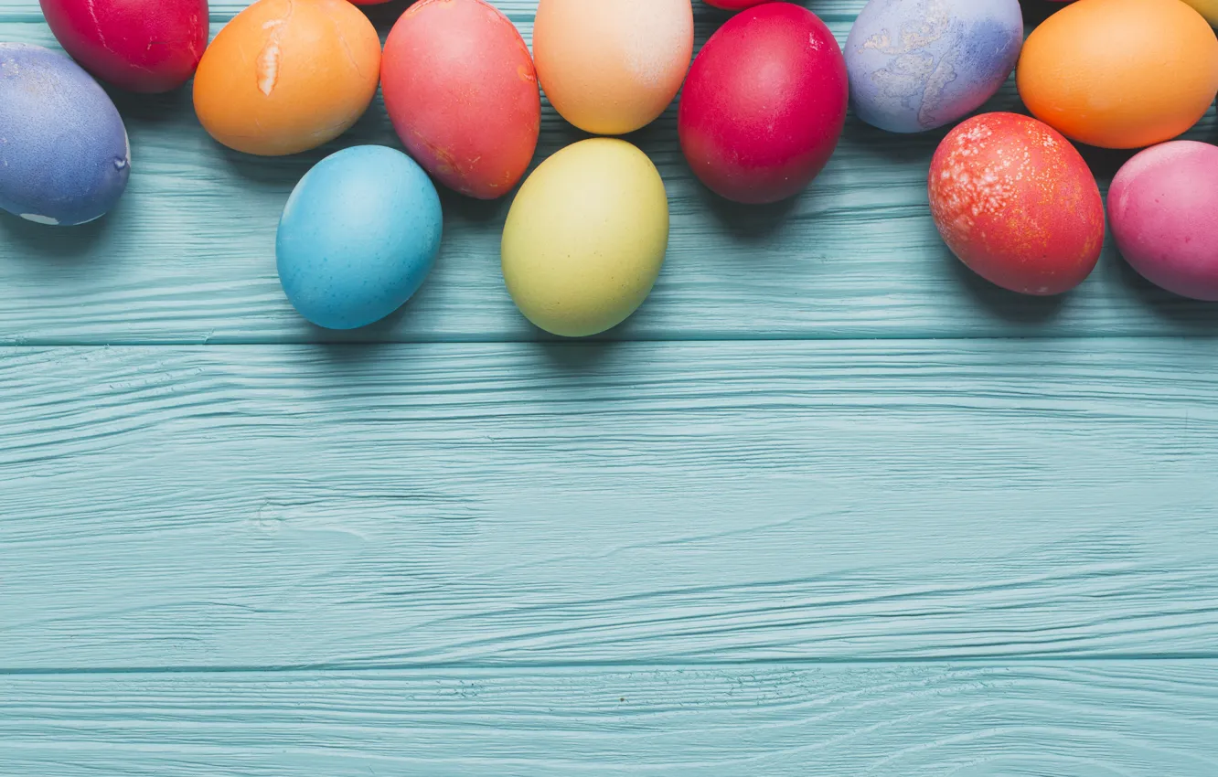 Фото обои яйца, радуга, пасха, Праздник