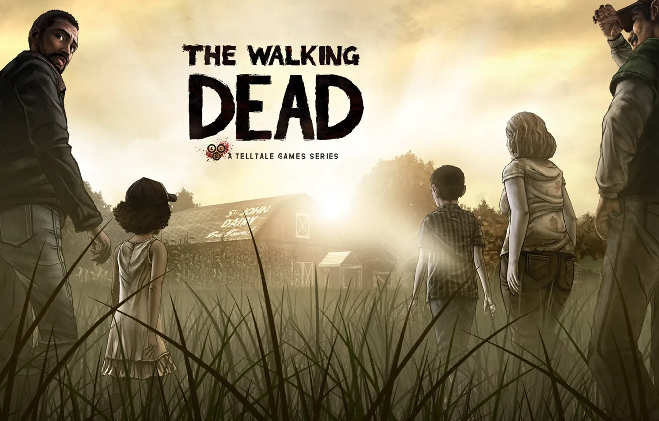 Фото обои игра, зомби, The Walking Dead, The Walking Dead: The Game, Telltale Games