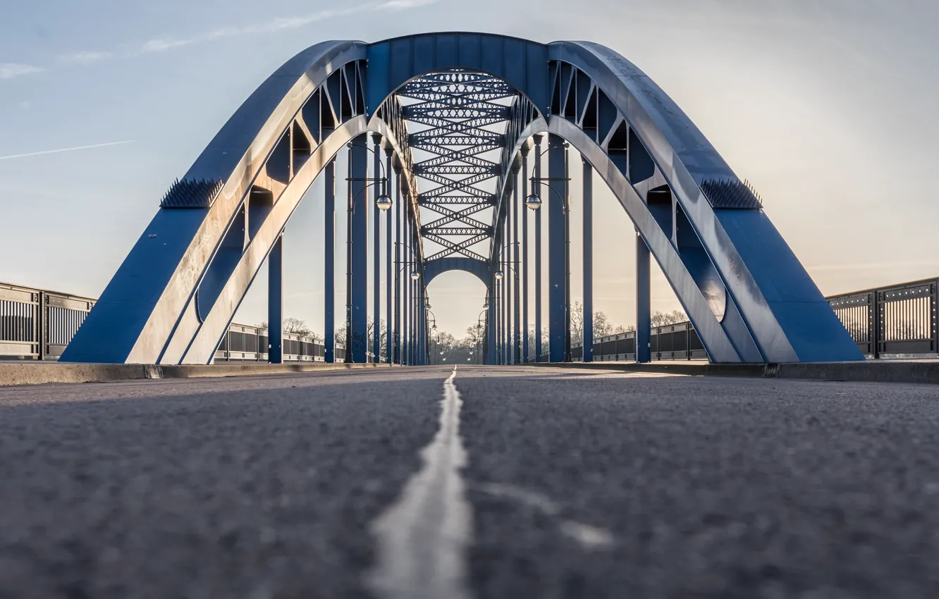 Фото обои мост, Германия, архитектура, Germany, Magdeburg, Sternbrücke, Магдебург