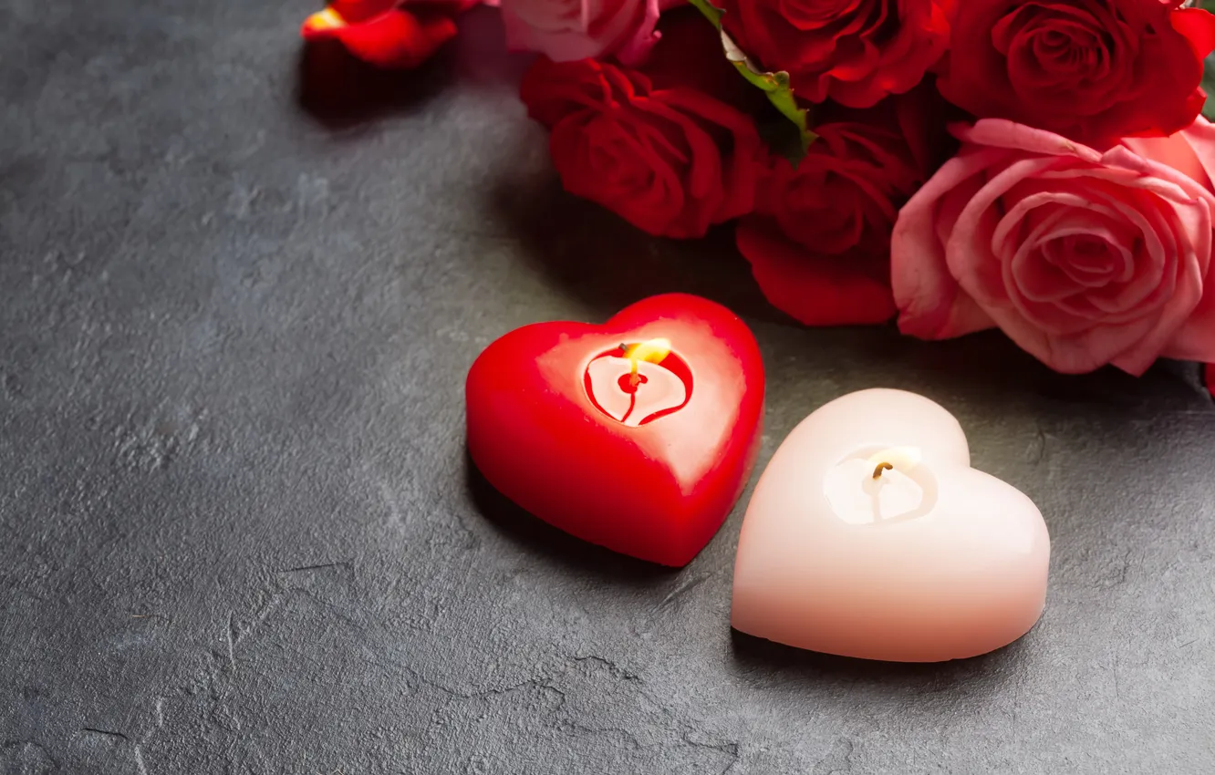 Фото обои любовь, цветы, подарок, романтика, розы, love, happy, День святого Валентина