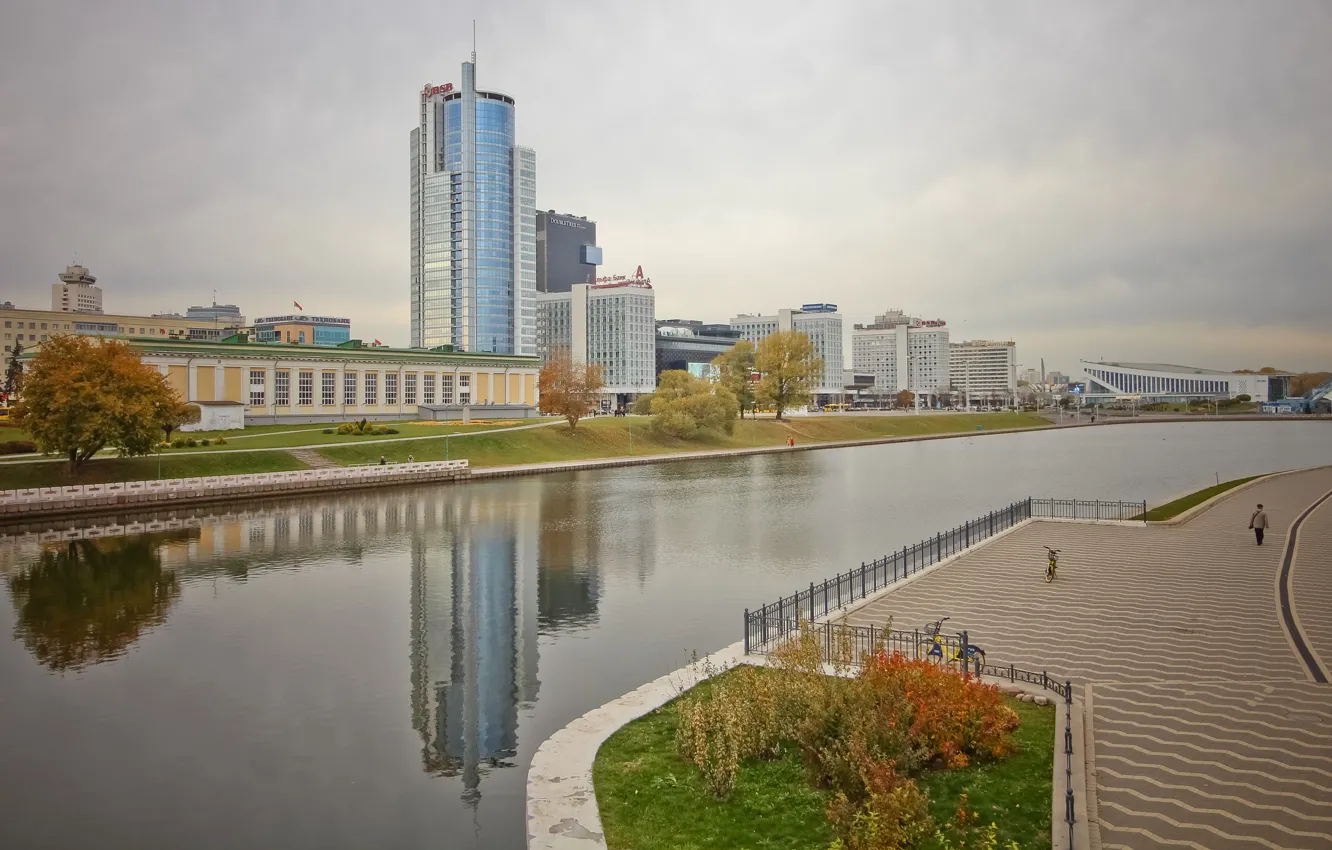 Фото обои СССР, Беларусь, Минск, Belarus, Minsk, 2021, Немига, Пр.Победителей