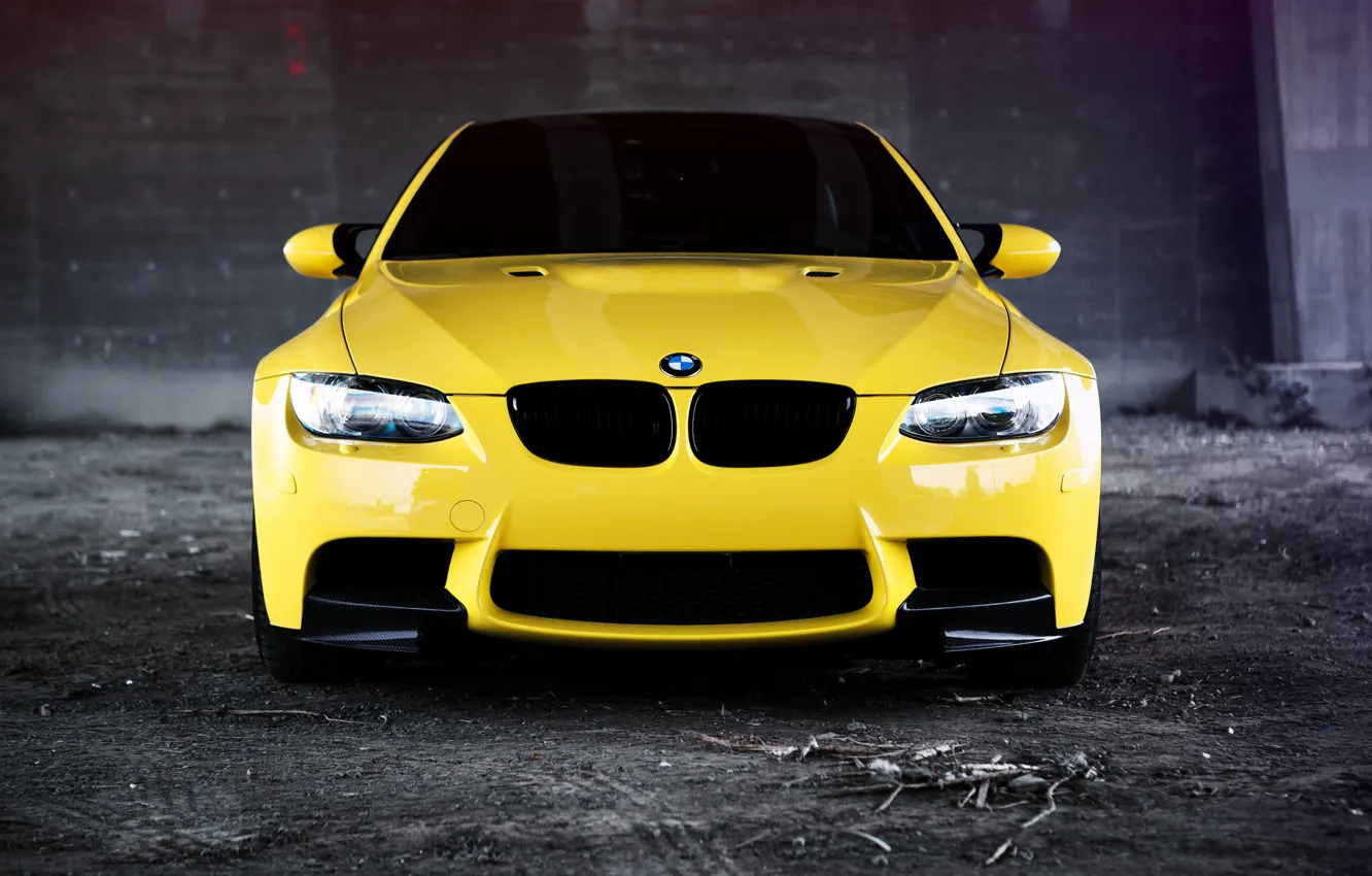 Фото обои BMW, E92, M3, Front view