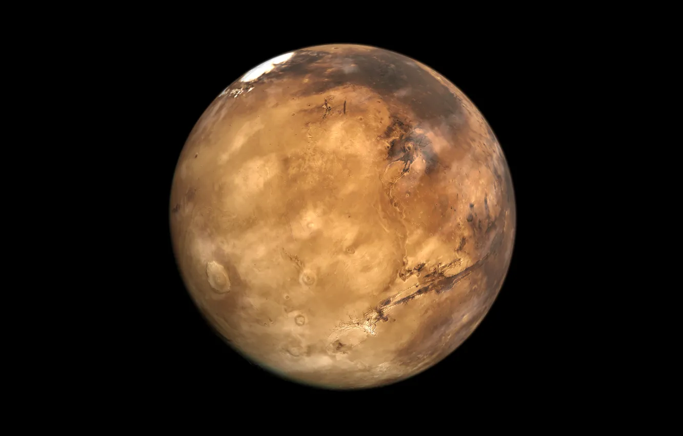 Фото обои космос, поверхность, планета, Марс