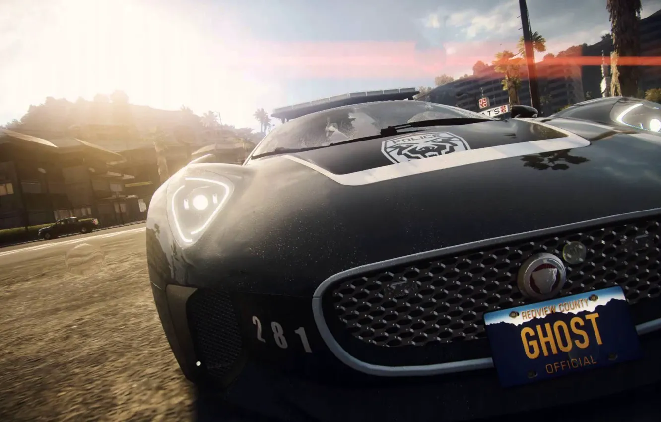 Фото обои Concept, Jaguar, Need for Speed, nfs, police, Pursuit, 2013, Rivals