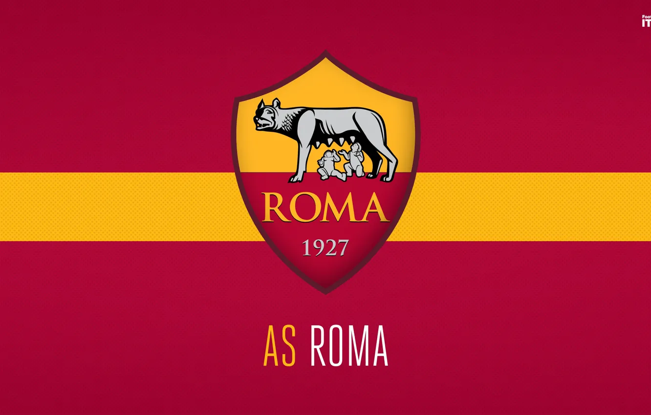 Фото обои wallpaper, sport, logo, football, Italia, Roma, Serie A