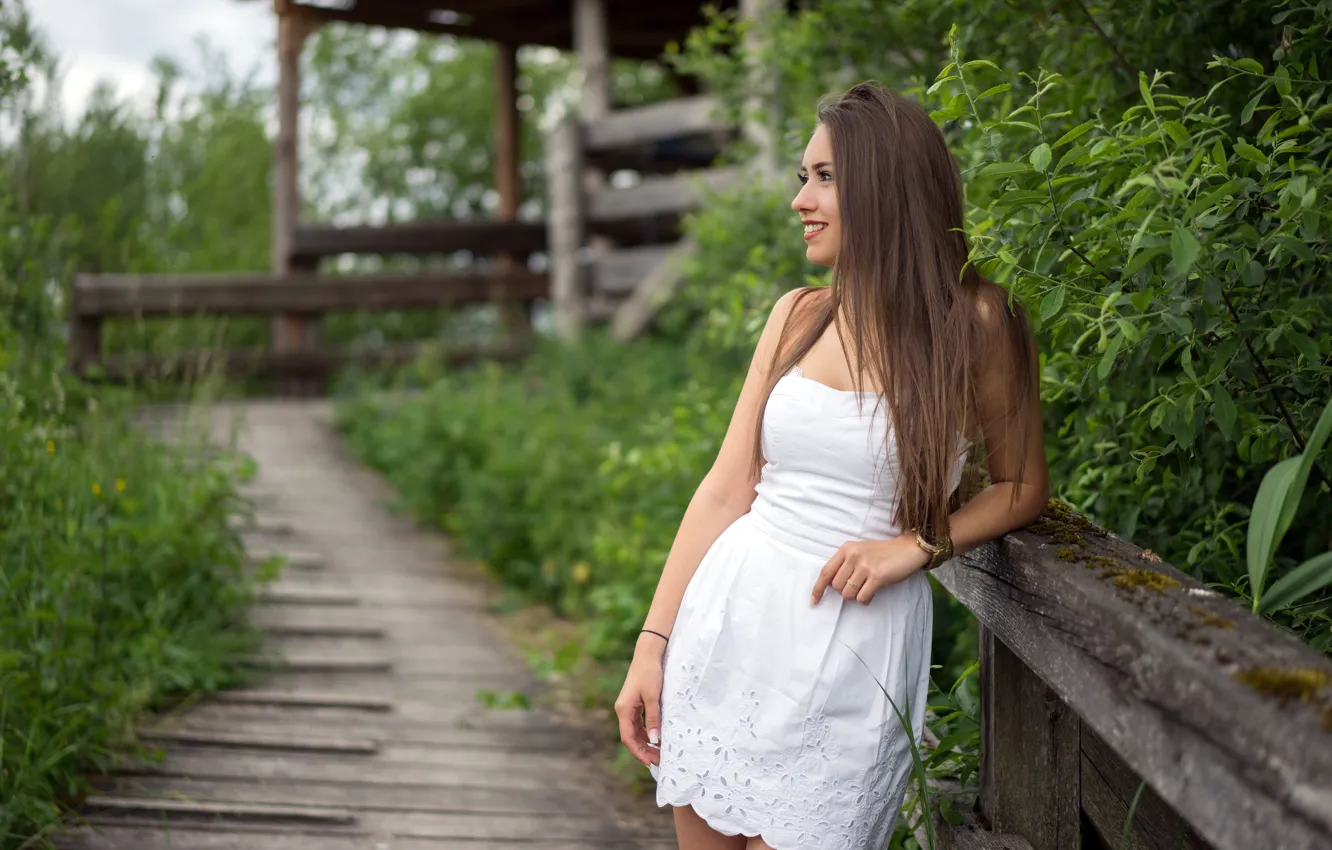 Фото обои лето, улыбка, Marie