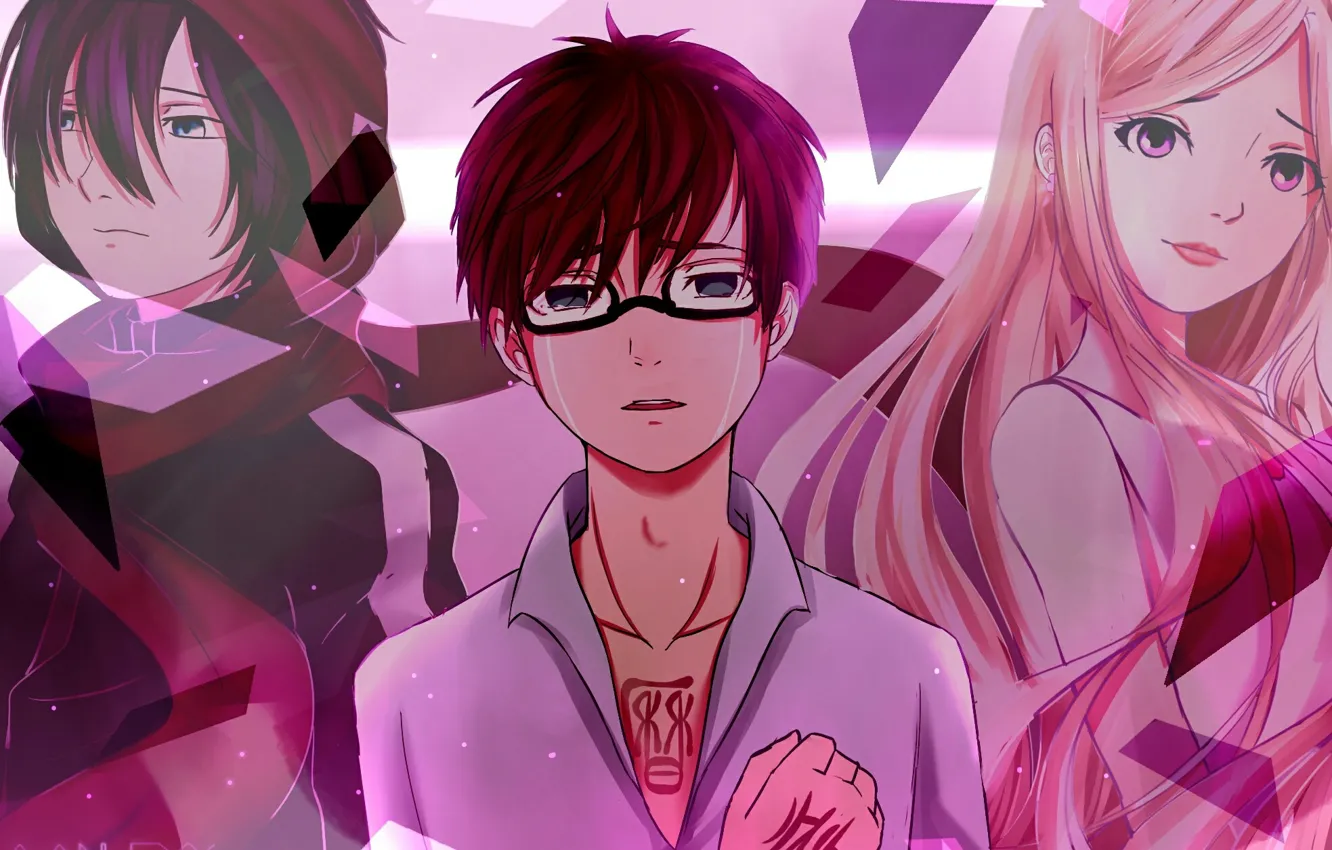 Фото обои девушка, парень, Noragami