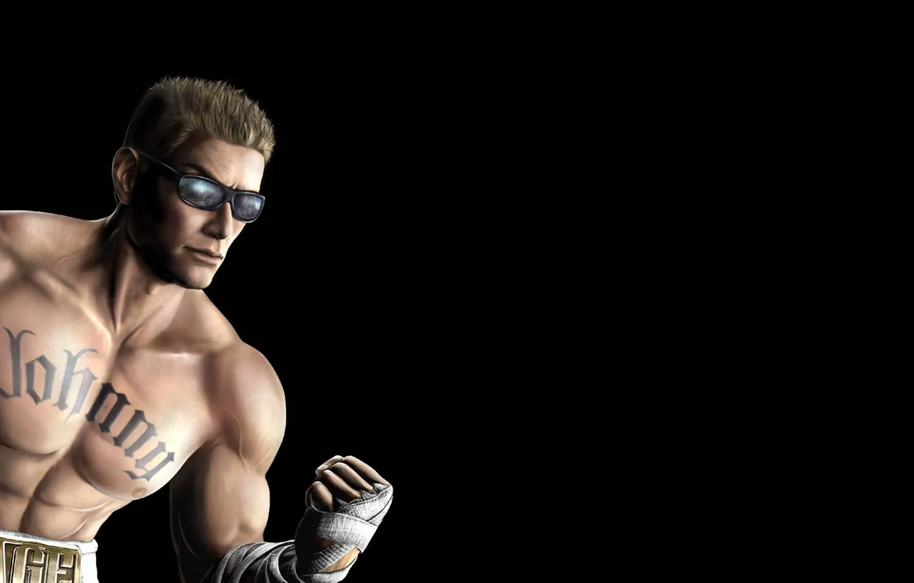 Фото обои mortal, kombat, cage, johnny