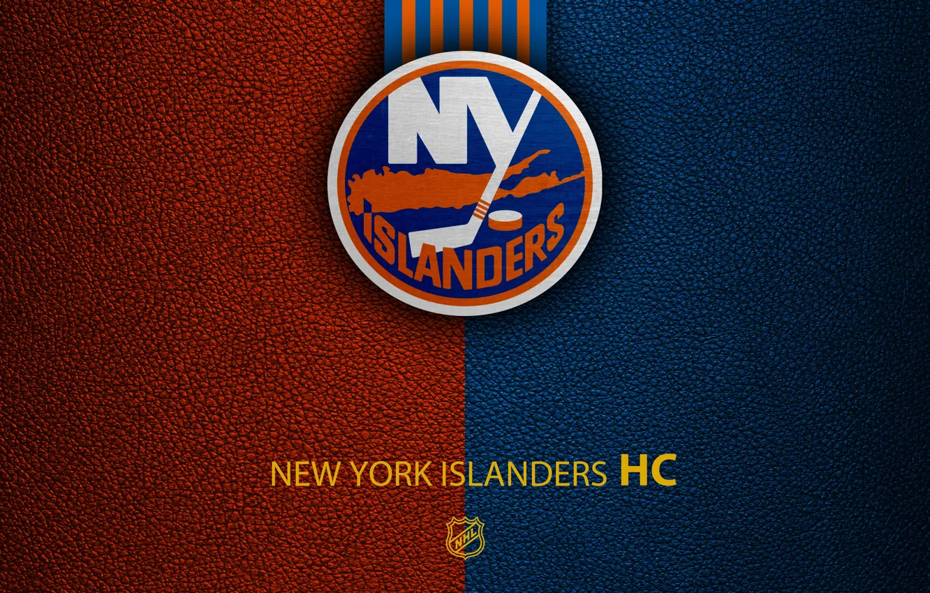 Фото обои wallpaper, sport, logo, NHL, hockey, New York Islanders