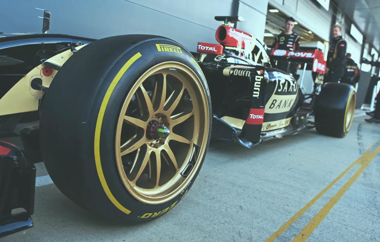 Фото обои Formula 1, Lotus F1 team, E22, 18 дюймов