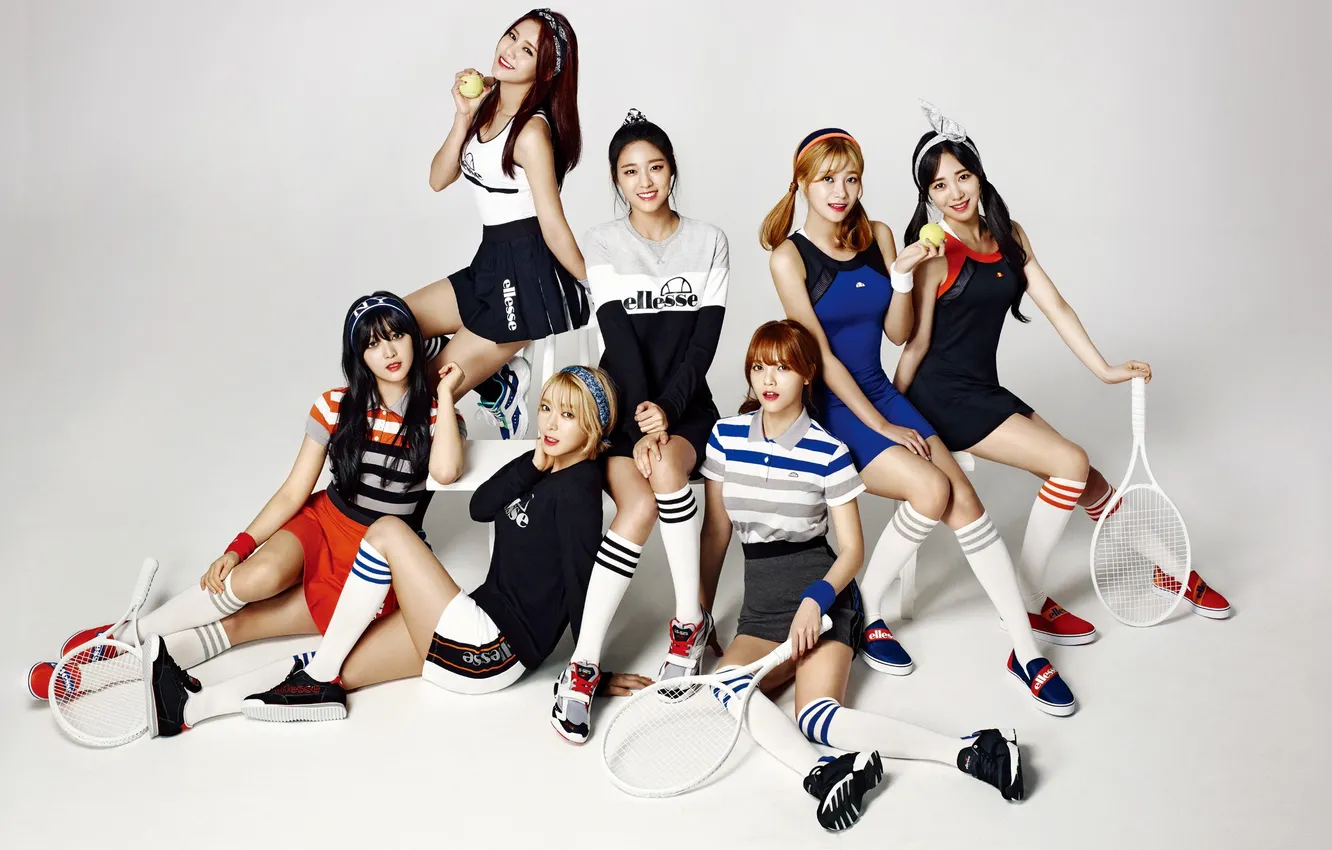 Фото обои sports, K-pop, AOA, cheerleading, choreography