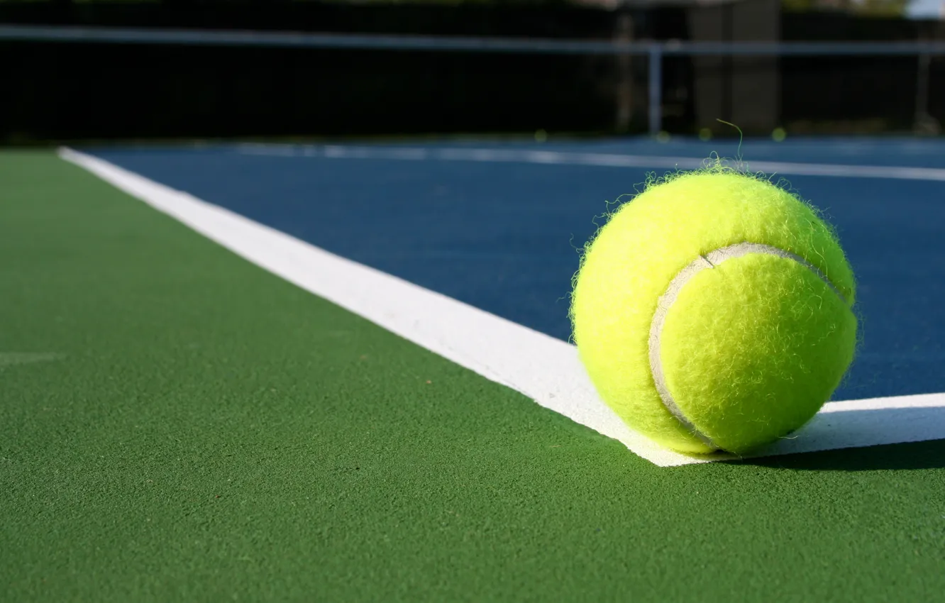 Фото обои line, tennis, ball