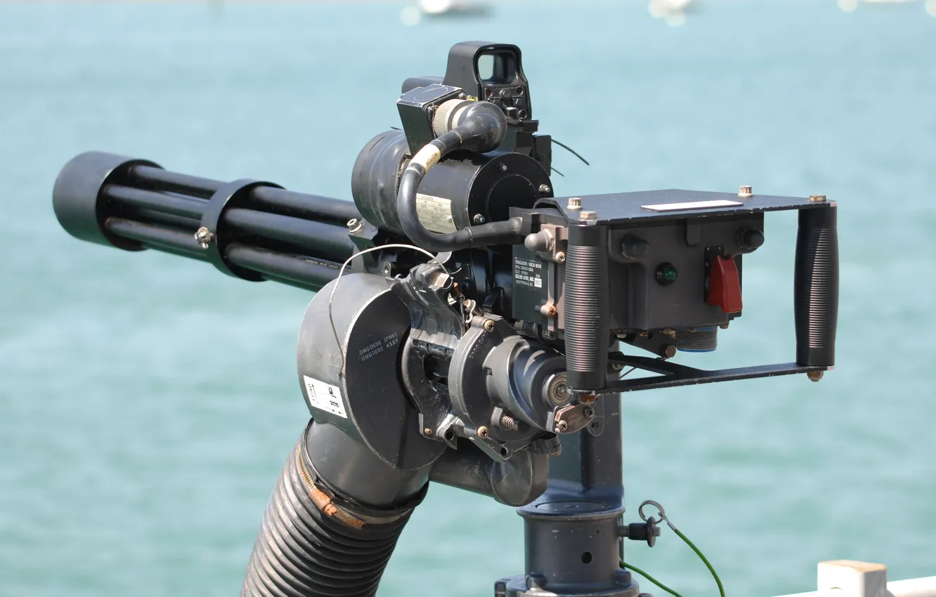Фото обои оружие, пулемет, многоствольный, Minigun, M134