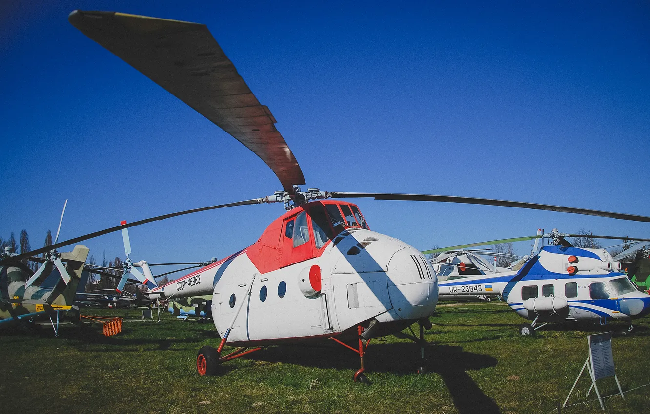 Фото обои авиация, Вертолет, helicopter, советский, Ми-4, ВВФ