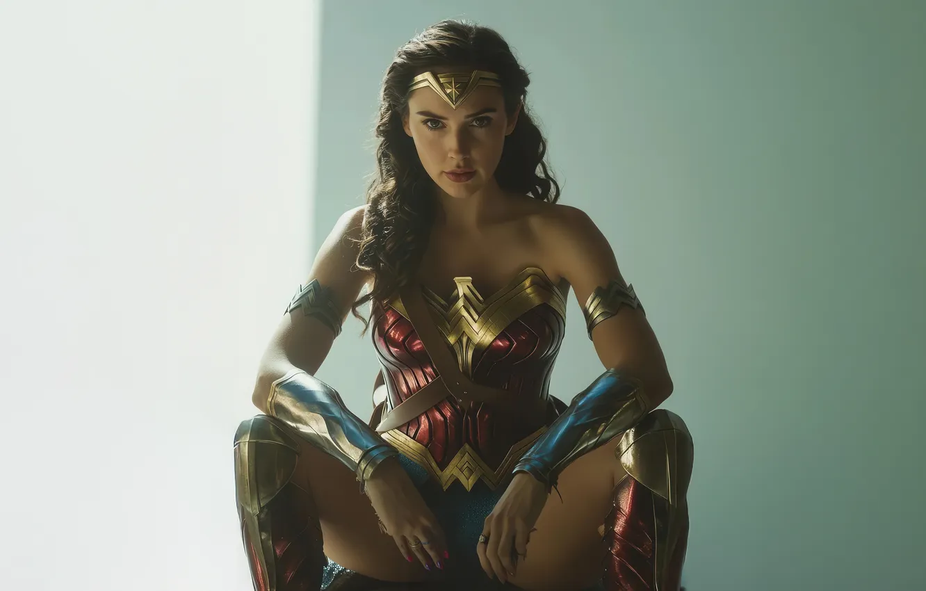 Фото обои wonder woman, justice, reborn