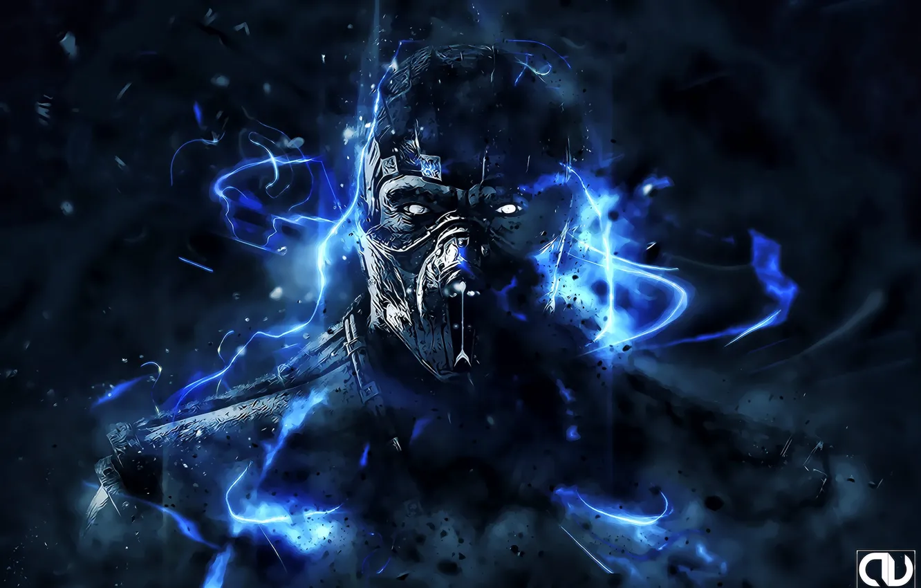 Фото обои Art, Mortal Kombat, Sub-Zero, Subzero, Andrey VEL Kustarev, by Andrey VEL, Andrey VEL, by Andrey …