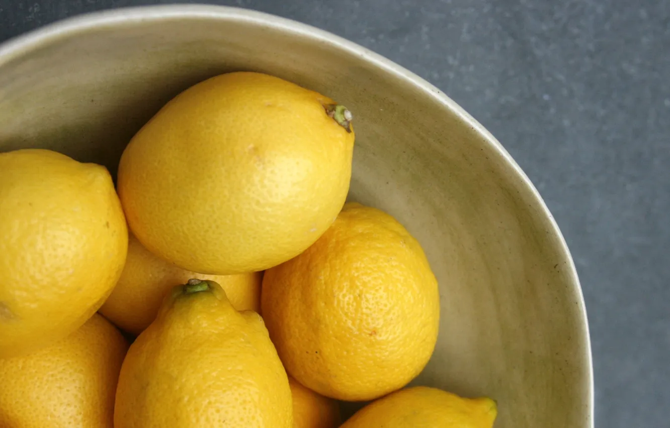 Фото обои lemon, yellow, fruit