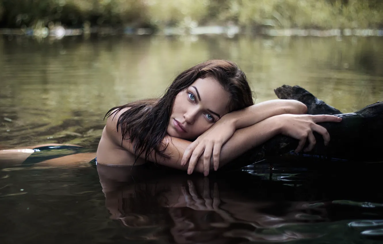 Фото обои губки, прелесть, в воде, Илья Баранов, Юлия Ярополова
