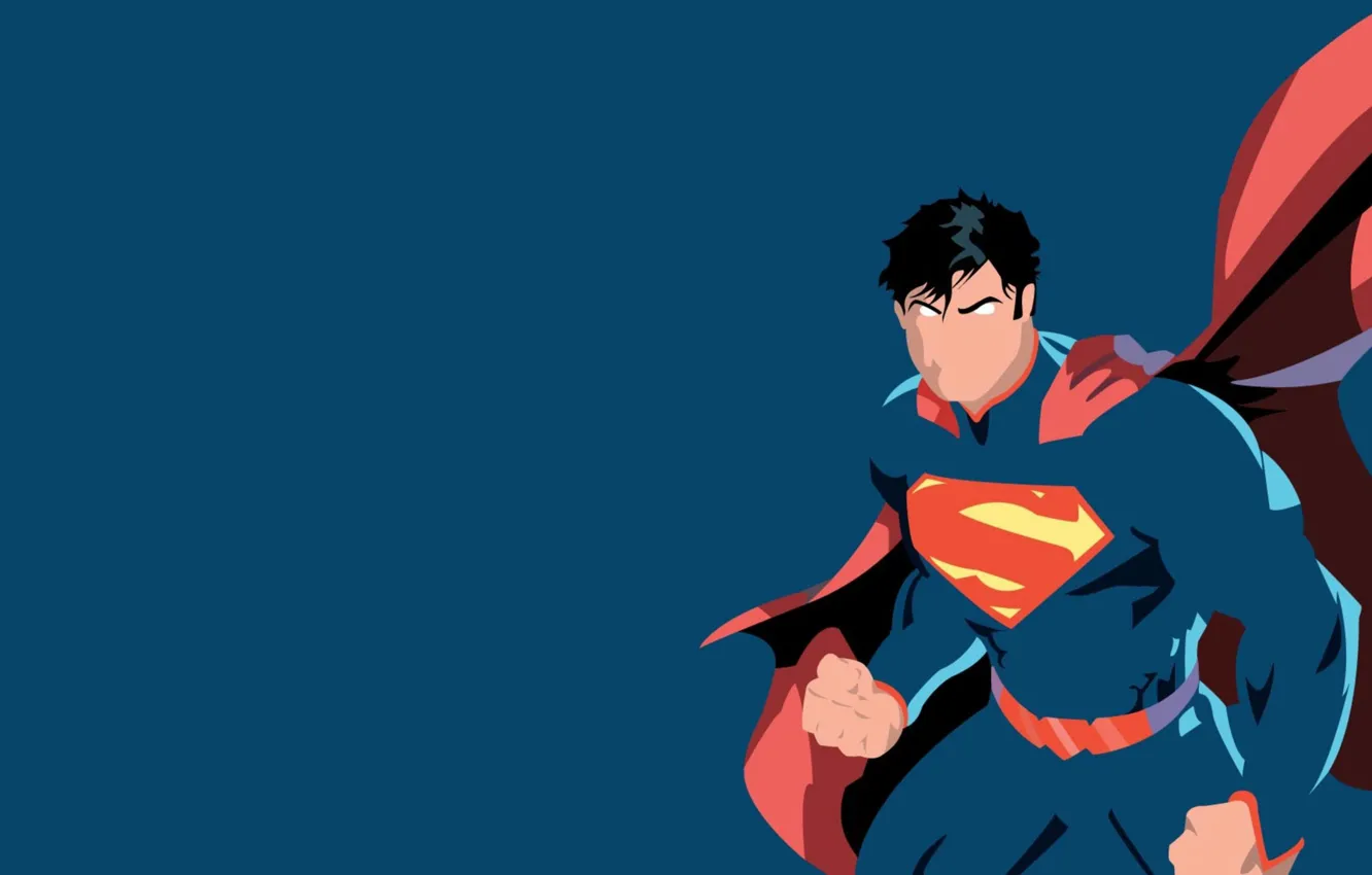 Фото обои эмблема, superman, плащ, супер, супермен, супергерой, super, hero