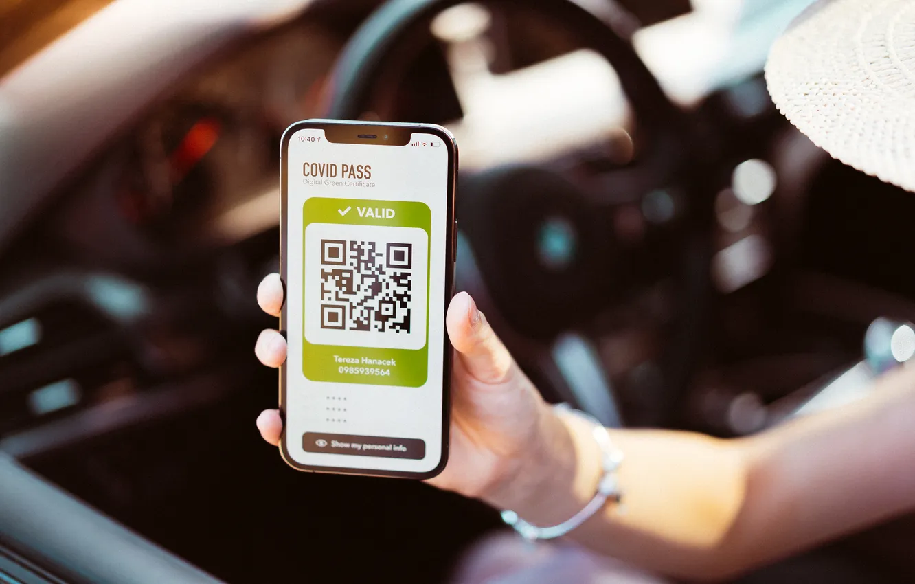 Фото обои hand, cell phone