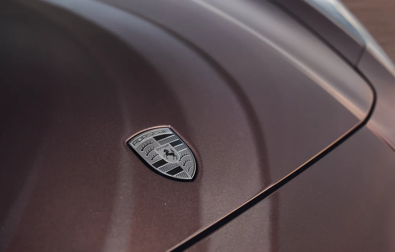 Фото обои Porsche, Panamera, logo, badge, Porsche Panamera Turbo Sonderwunsch