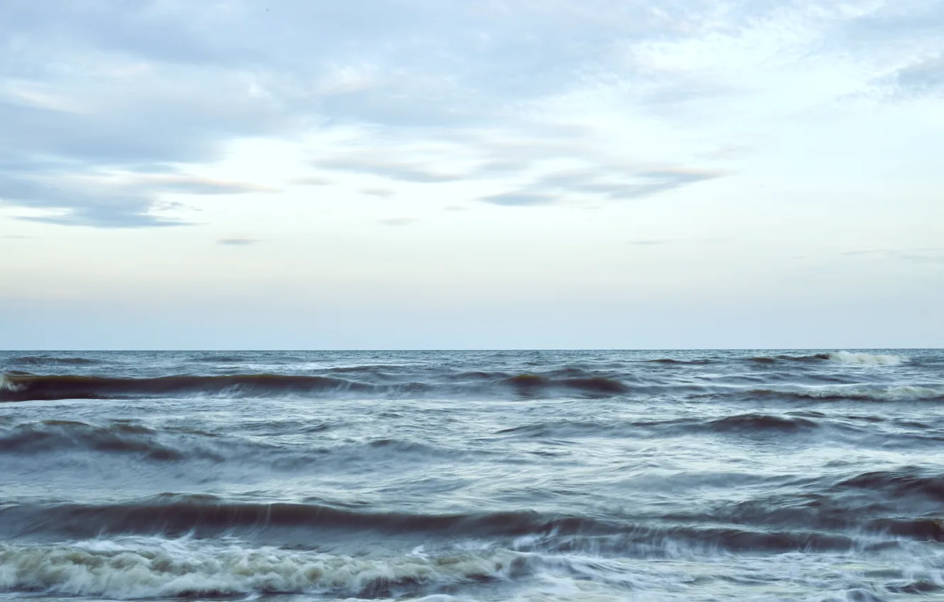 Фото обои море, волны, пляж, лето, небо, океан, summer, beach