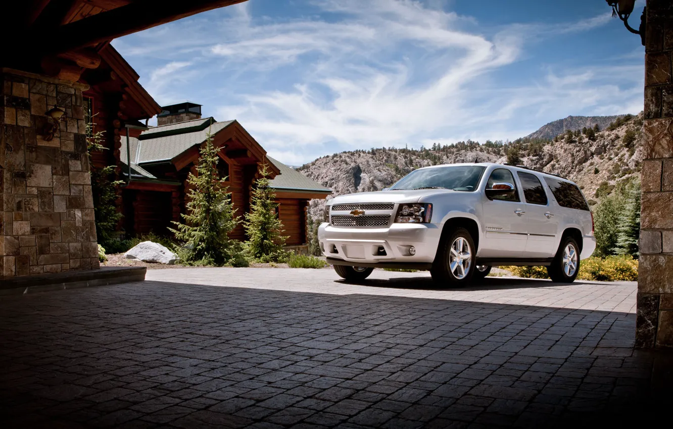 Фото обои небо, Шевроле, chevrolet, Chevy, 2013, suburban