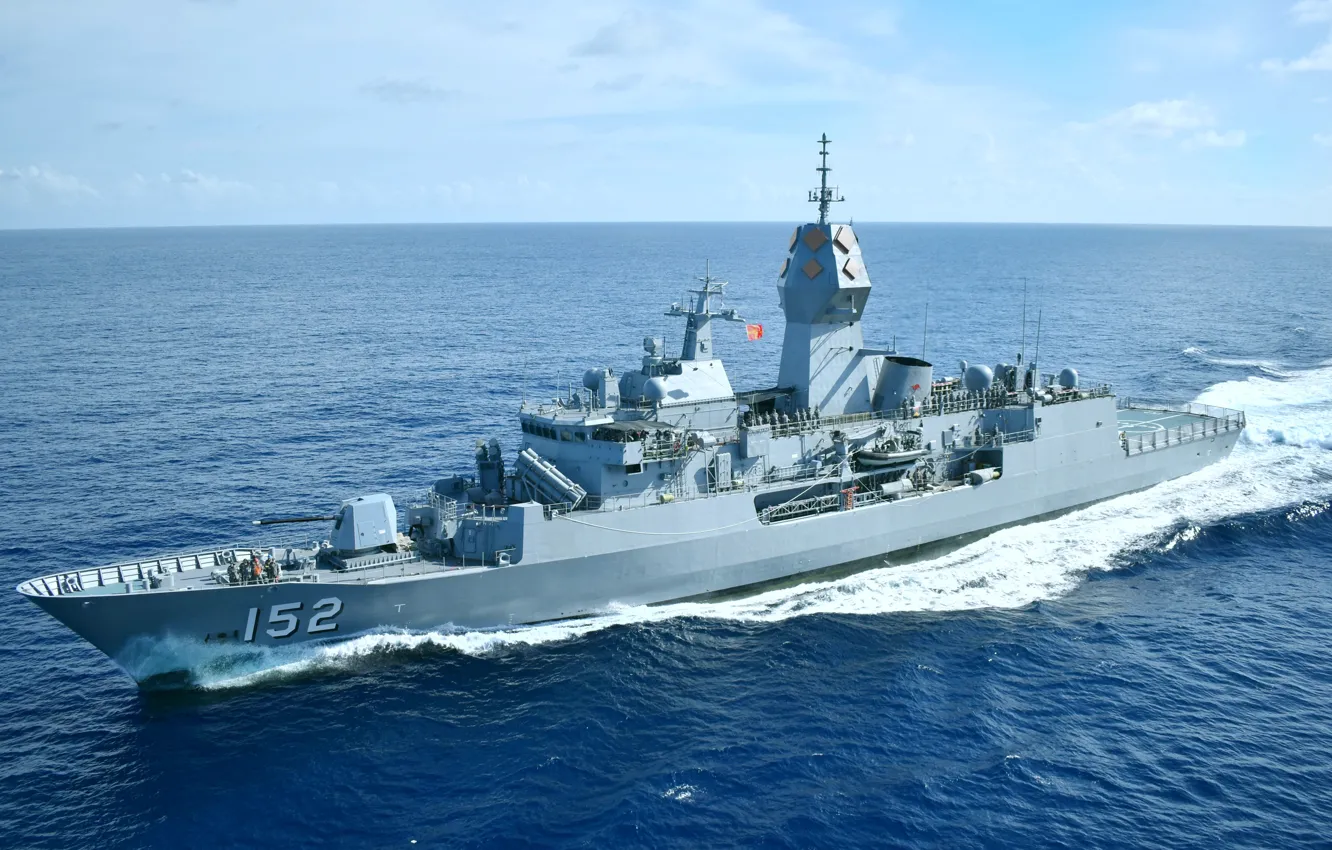 Фото обои Австралия, фрегат, HMAS Warra Munga