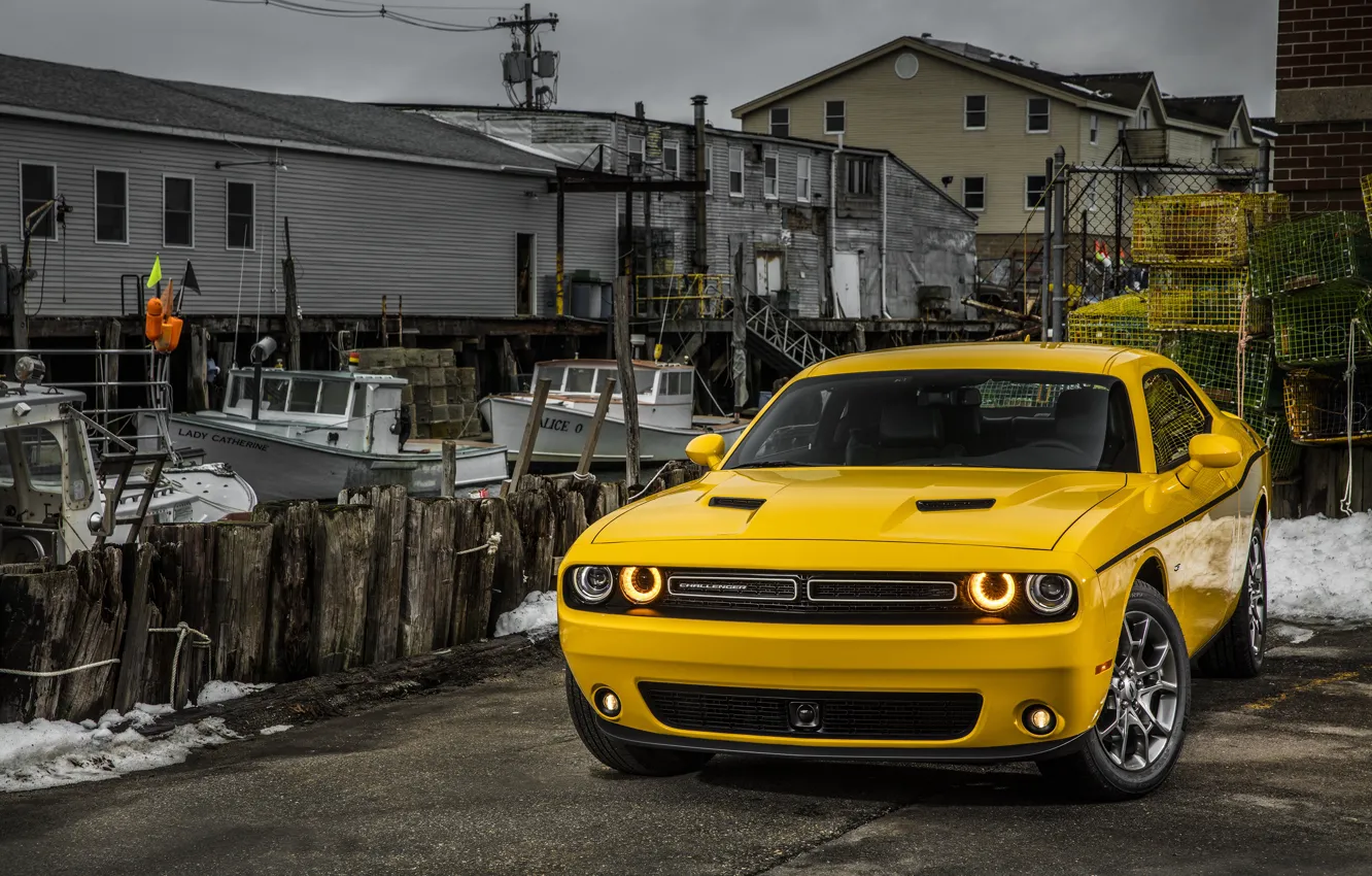 Фото обои Dodge, Challenger, додж, челленджер