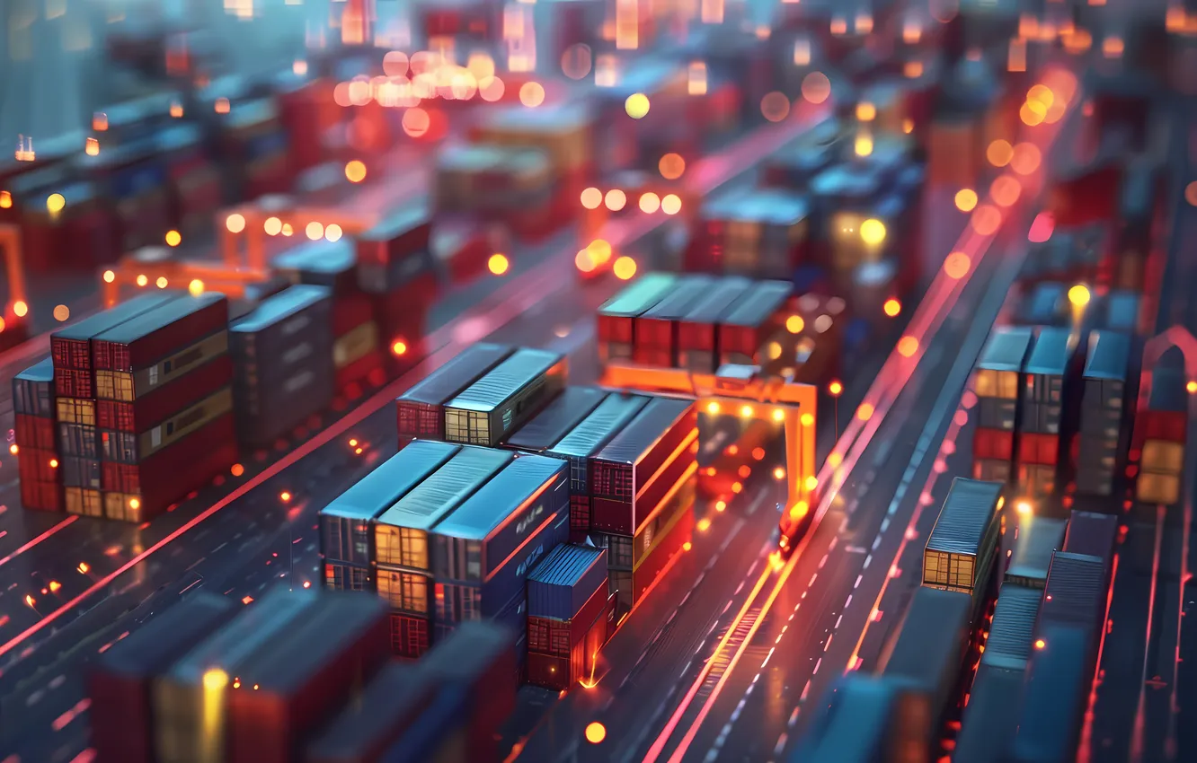 Фото обои cargo, ai art