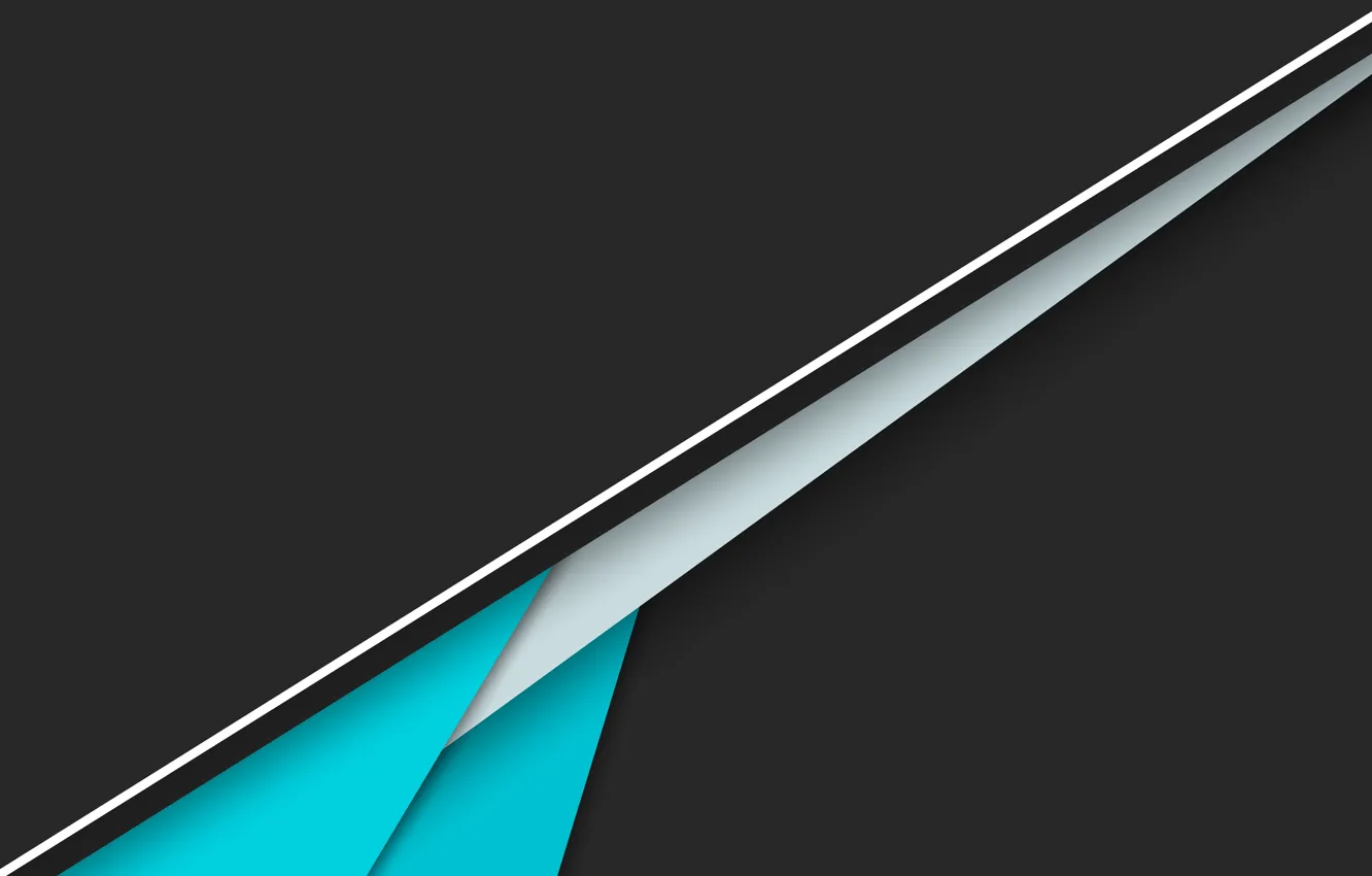 Фото обои белый, линии, голубой, черный, Android, material, фон полоски