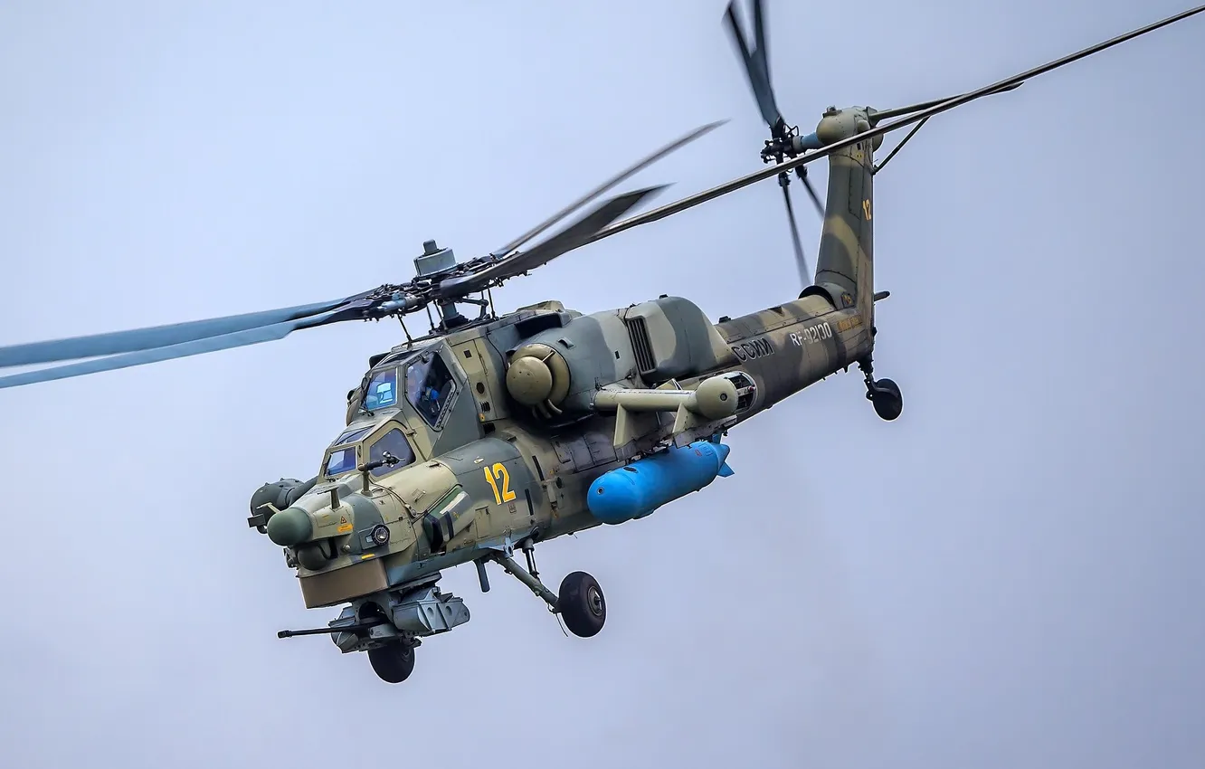 Фото обои military, helicopter, aviation, Mi-28, night hunter