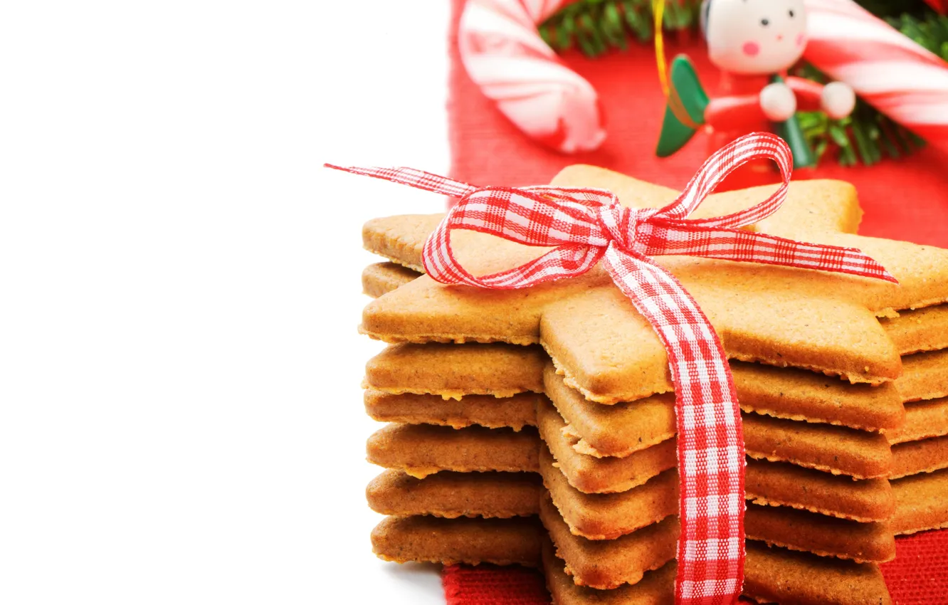 Фото обои праздник, Рождество, Новый год, Christmas, New Year, sweets, cookies