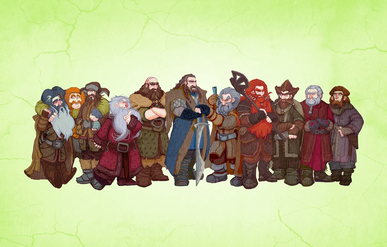 Фото обои гномы, Властелин колец, светлый фон, The Lord of the Rings, Хоббит Нежданное путешествие, The Hobbit …