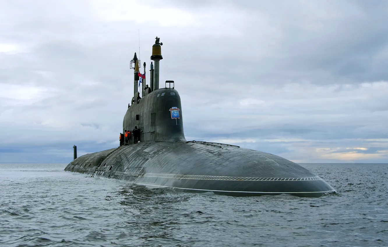 Фото обои субмарина, проект 885, Ясень, Северодвинск