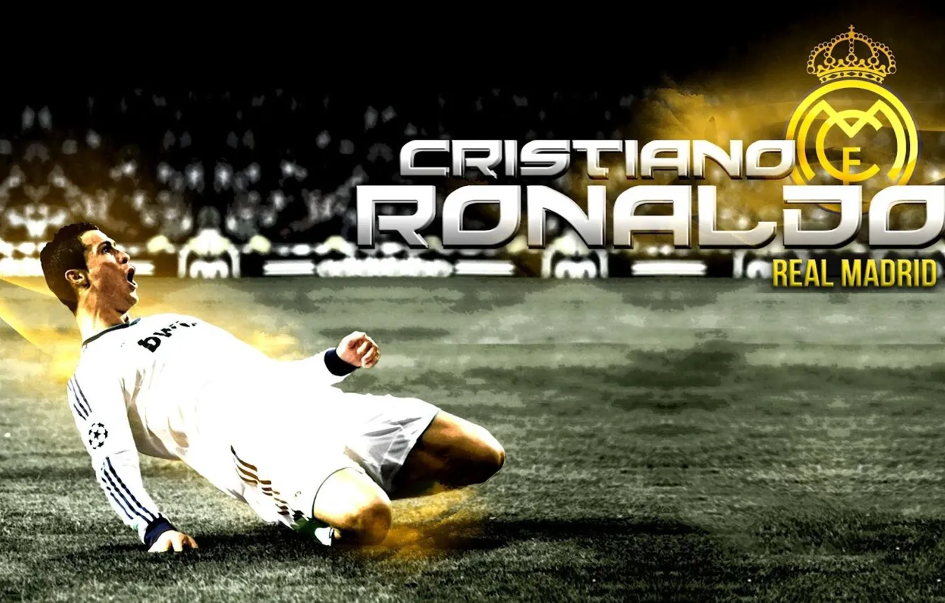 Фото обои wallpaper, sport, Cristiano Ronaldo, football, player, Real Madrid CF