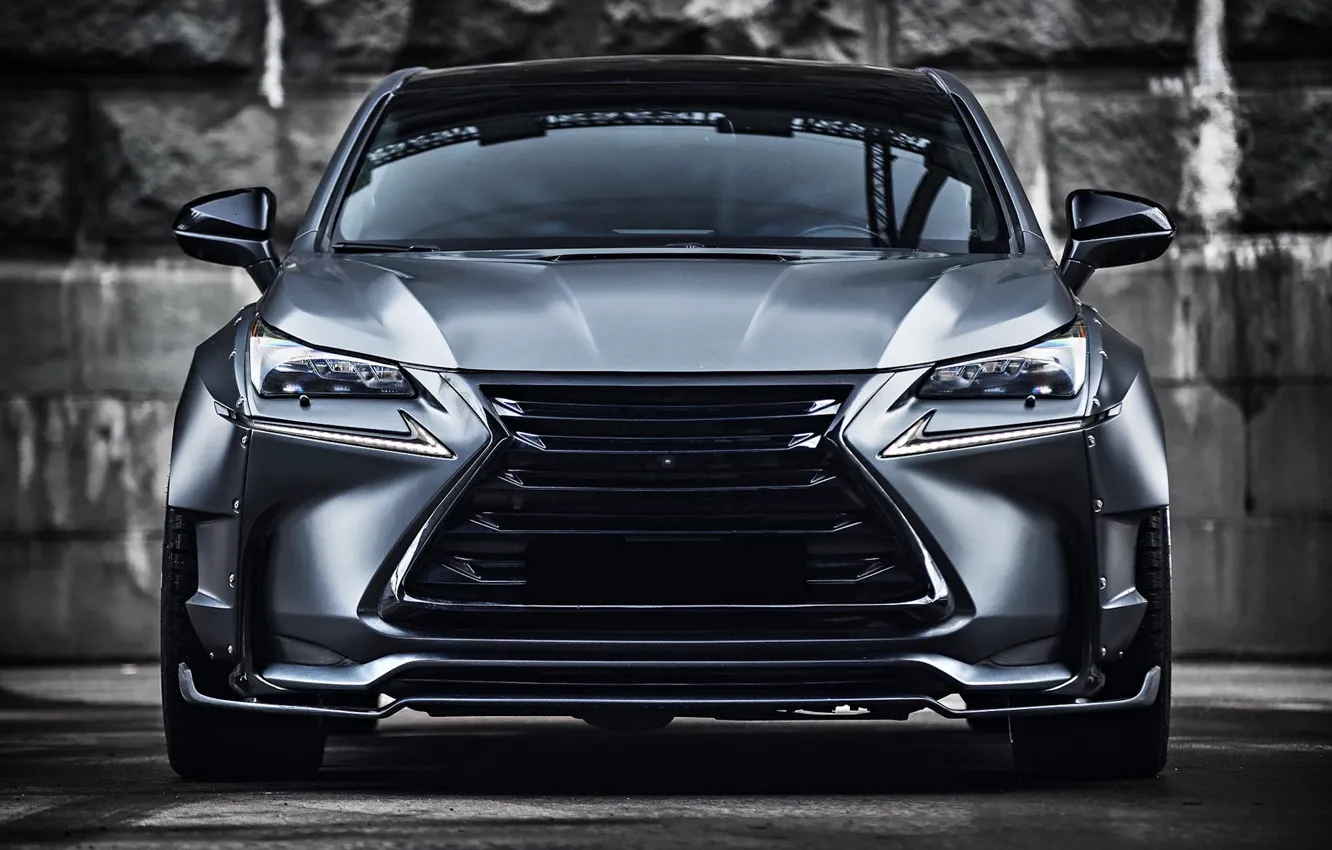 Фото обои Lexus, Gray, Face, Sight, Graphite