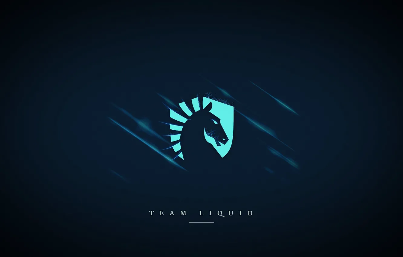 Фото обои logo, blue background, csgo, dota 2, cs go, team liquid
