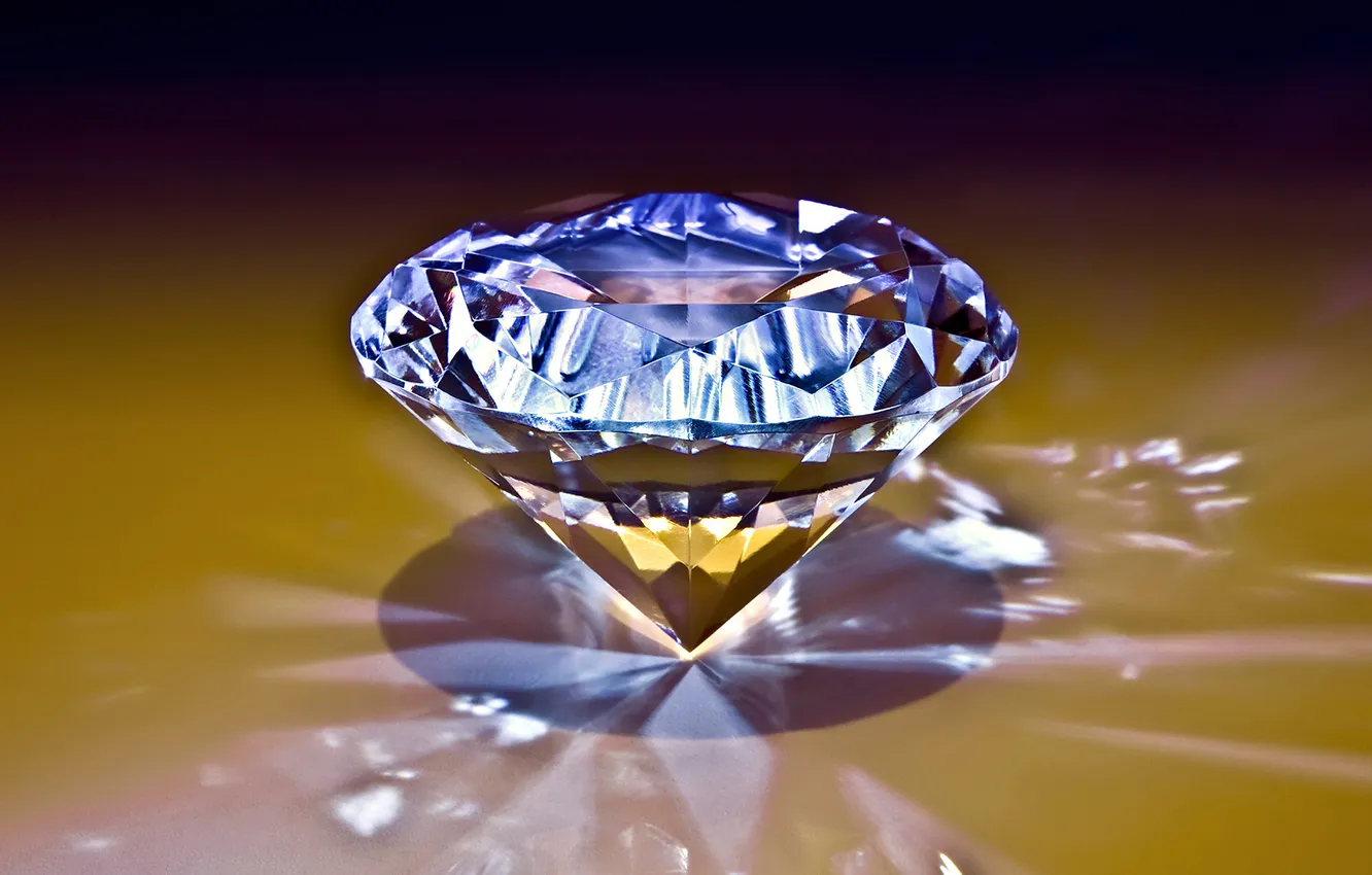 Фото обои бриллиант, драгоценный камень, минерал