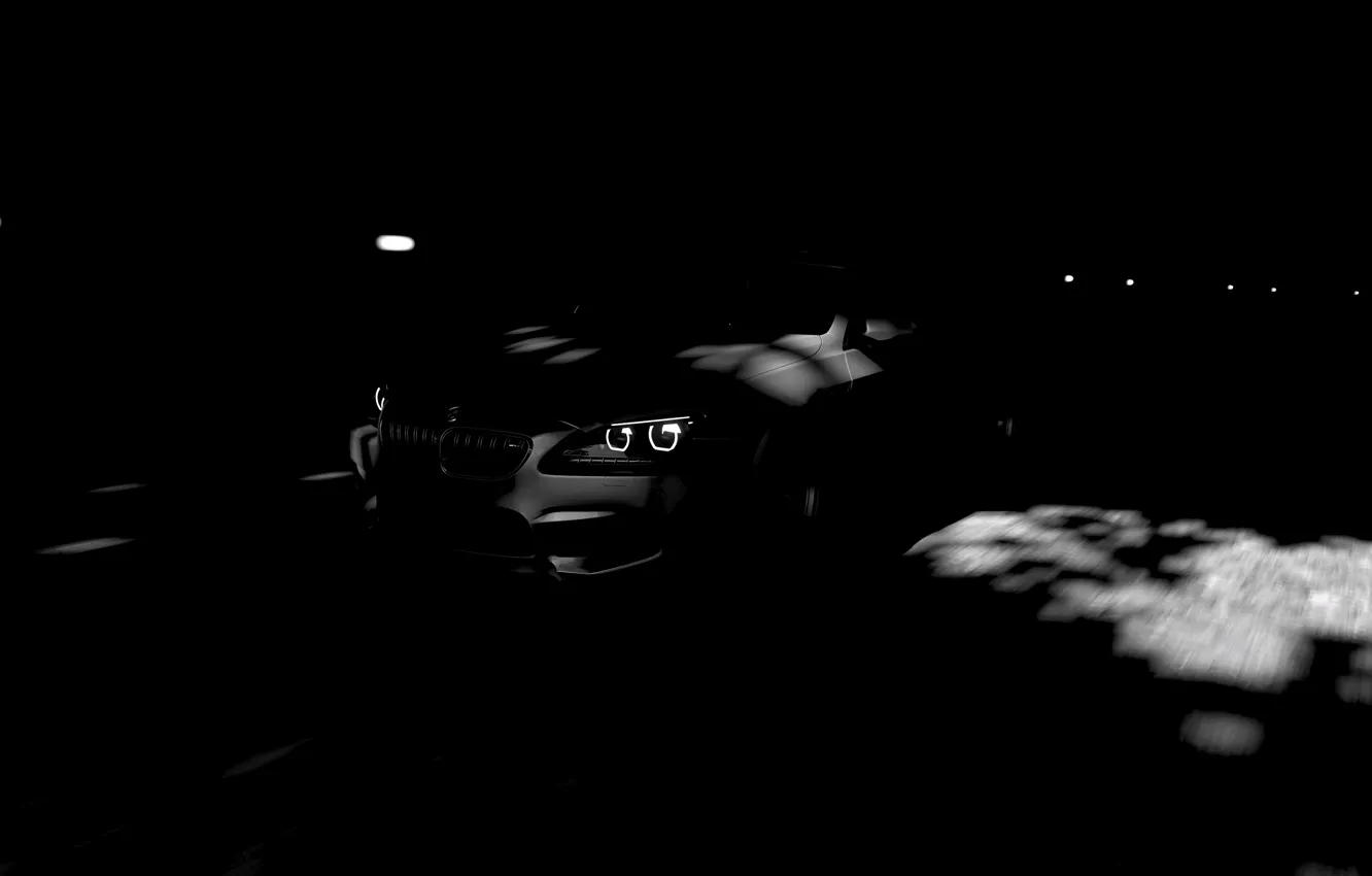 Фото обои HDR, BMW, Coupe, Lights, Game, BMW M6 Coupe, Tunnel, UHD