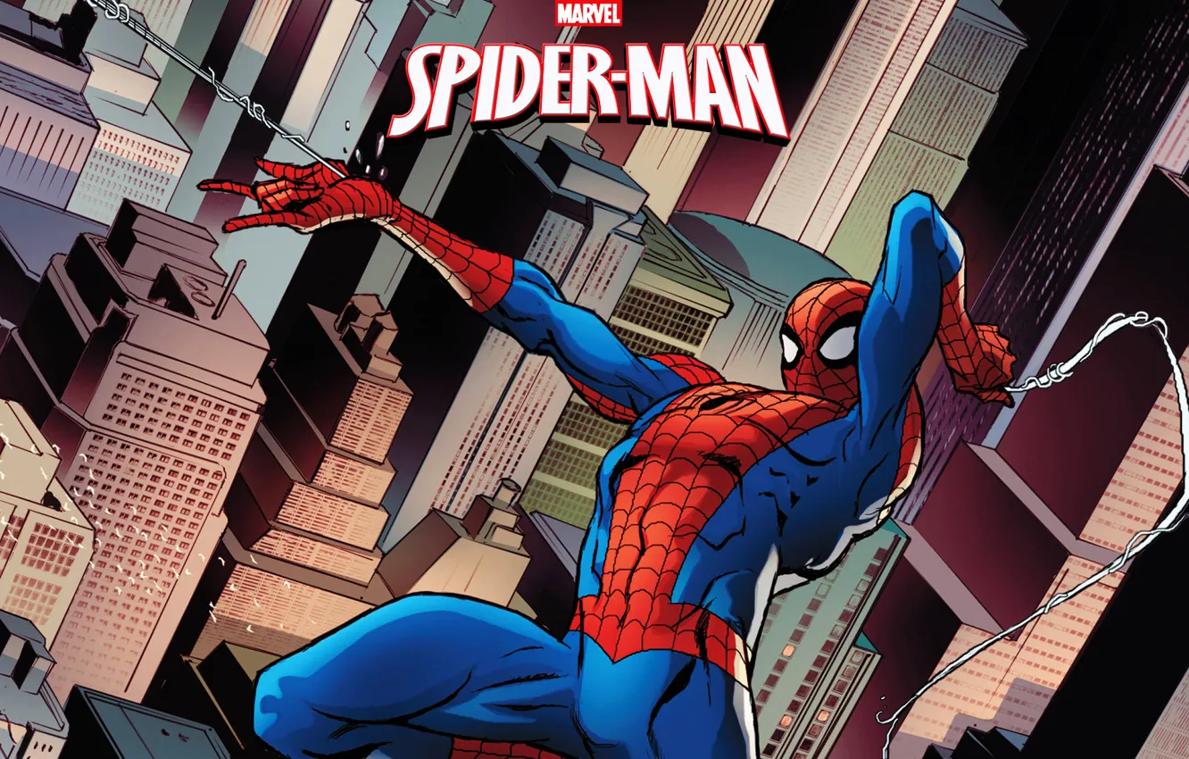 Фото обои spider-man, marvel, comics